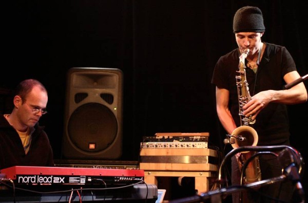 Michel Wintsch and Guillaume Perret with "Quartier Lointain + Guillaume Perret" at L'Ecurie, Geneva, Switzerland, 2005