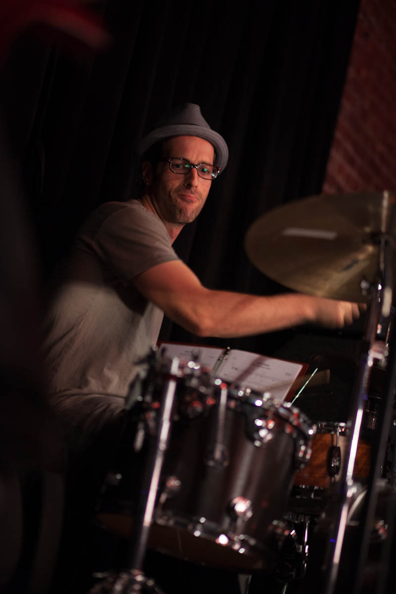 Jordon Pearlson on Drums with Musuko Brass Band