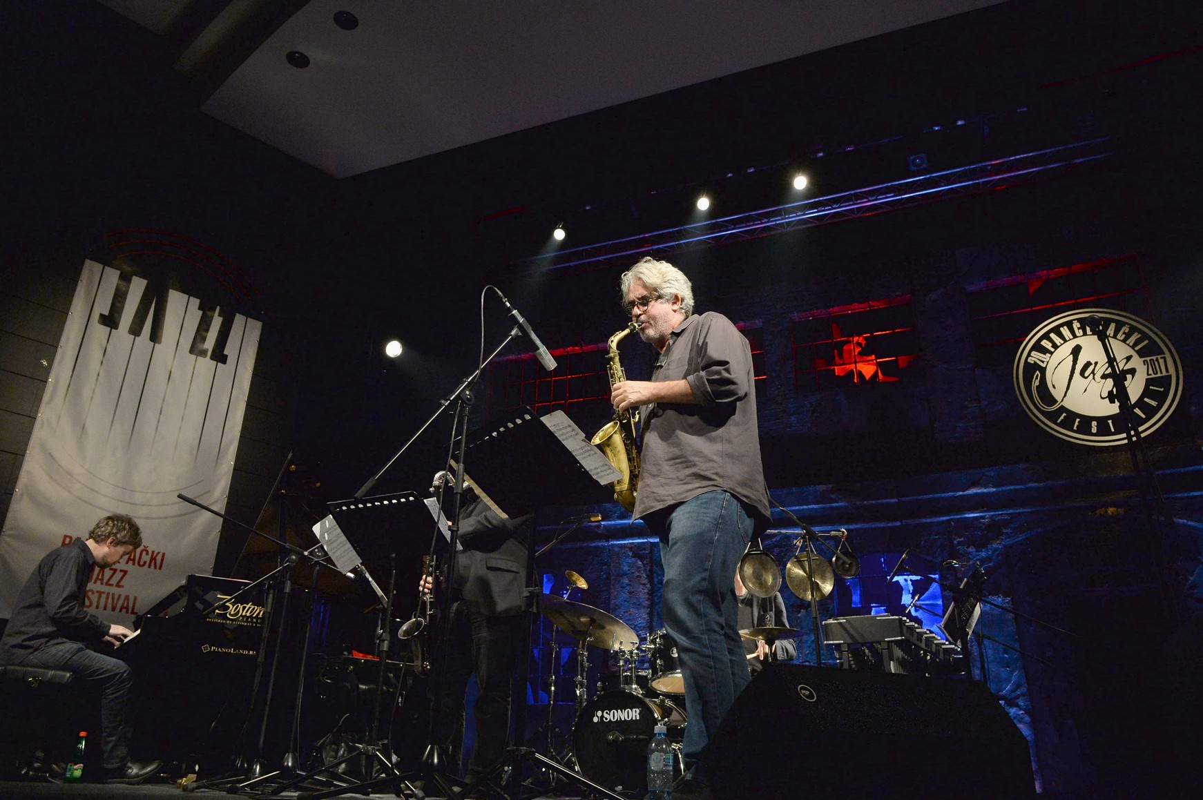 Tim Berne with his Snakeoil