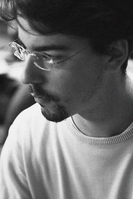 Matthieu Rossignely During a Rehersal for the Group "Stratometric", Geneva, Switzerland, 2005