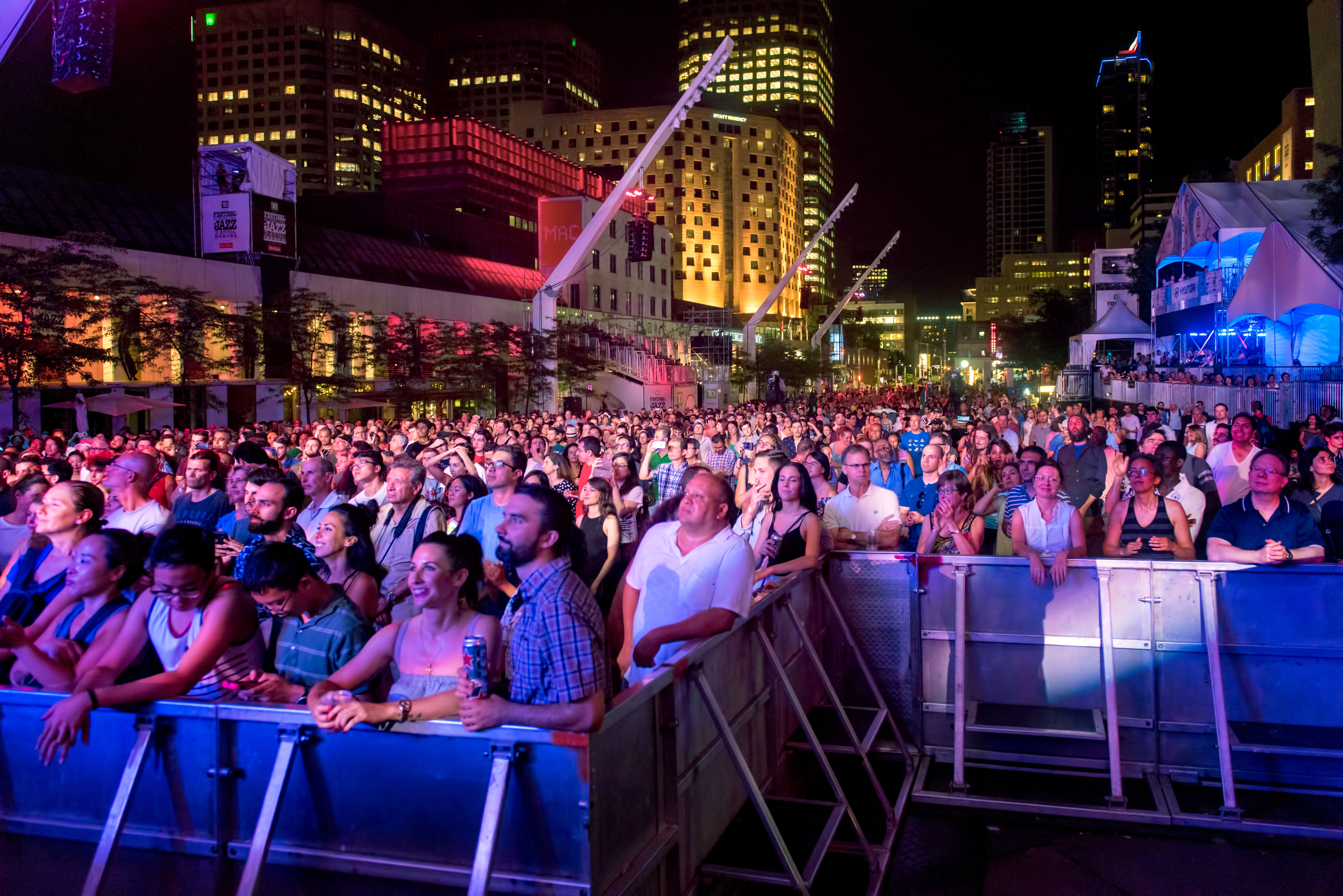 Crowd at Hannah Williams With The Affirmations At The Montreal International Jazz Festival 2018