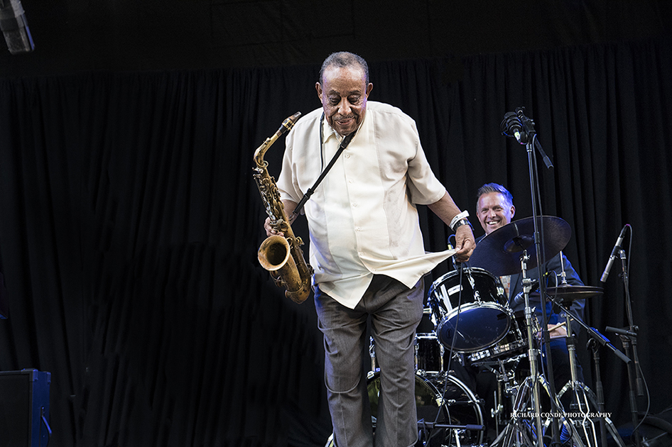 Lou Donaldson at the 2017 Charlie Parker Jazz Festival