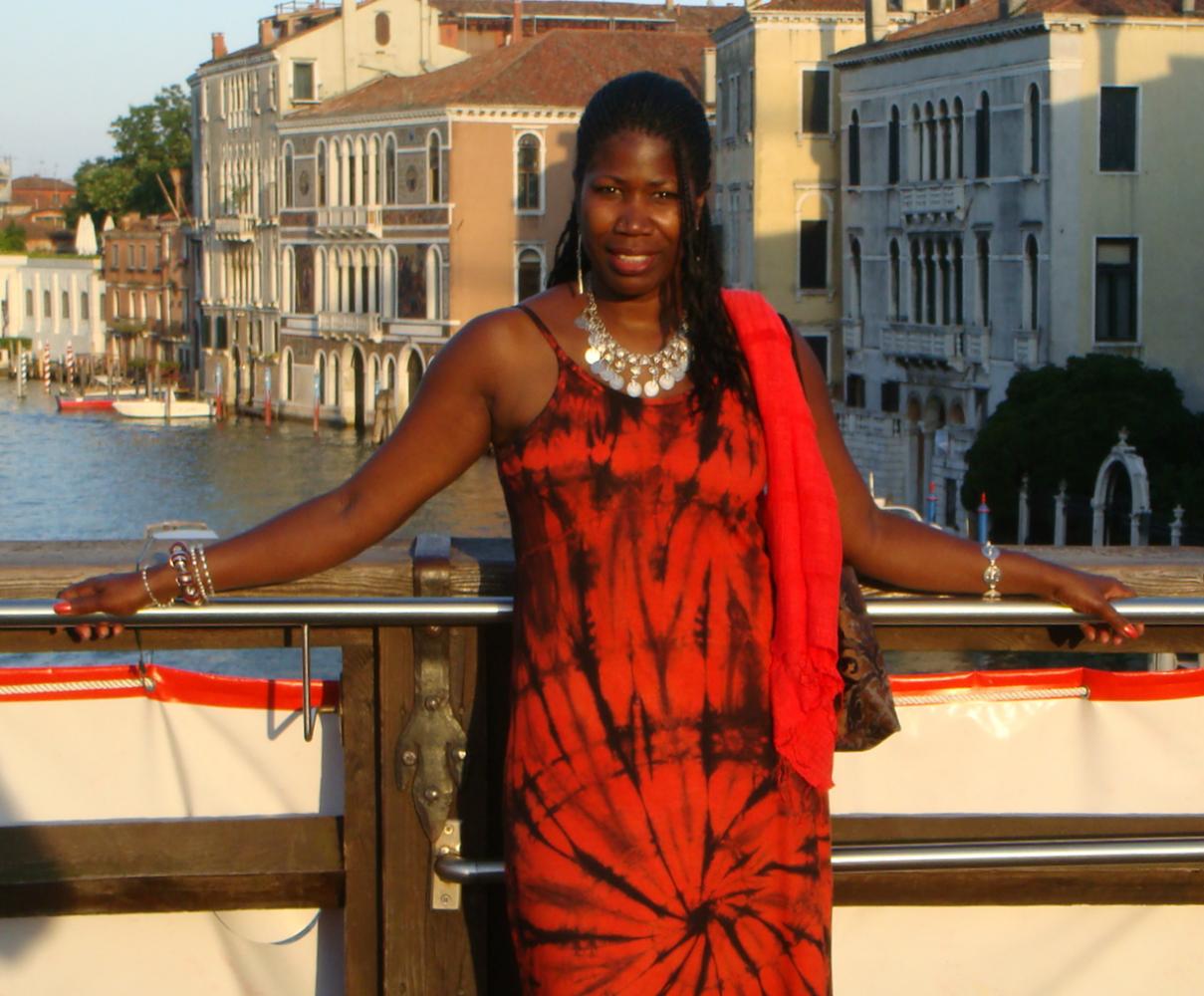 Overlooking a canal in Venice