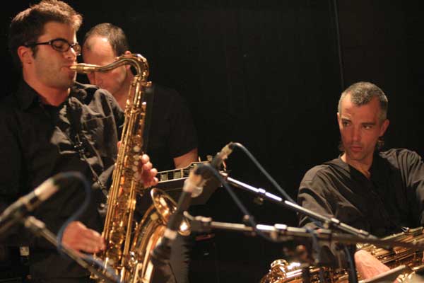 Florian Reber and Joel Musy with "Alain Della Maestra & Edition Speciale Tentet" at Amr, Sud Des Alpes, Geneva, Switzerland, 200