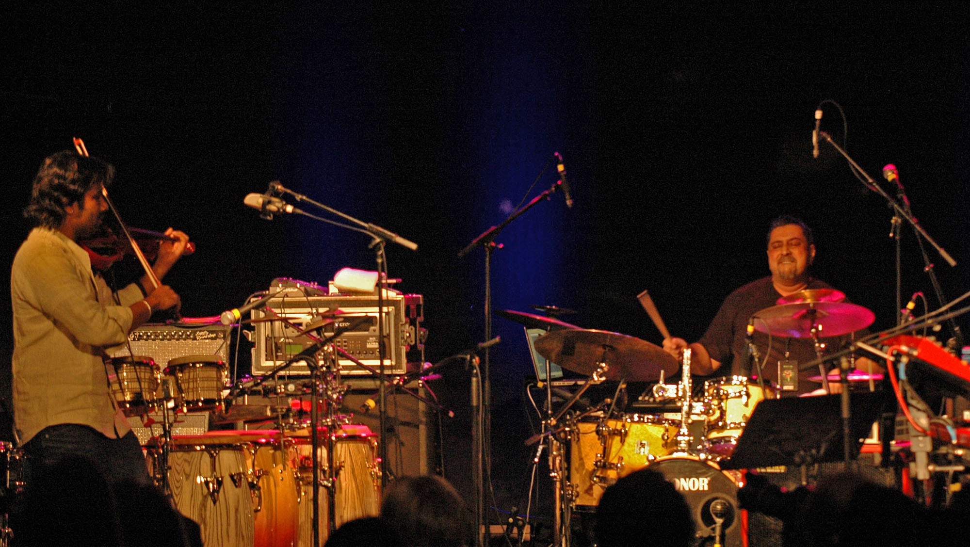 Bala Bhaskar and Ranjit Barot, Performing at the New Universe Music Festival 2010