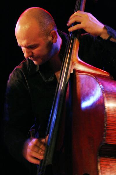 Jerome Regard with "Kekko Fornarelli - Petruccianism Project" at the Sud Des Alpes, Amr, Geneva, Switzerland, April 2006