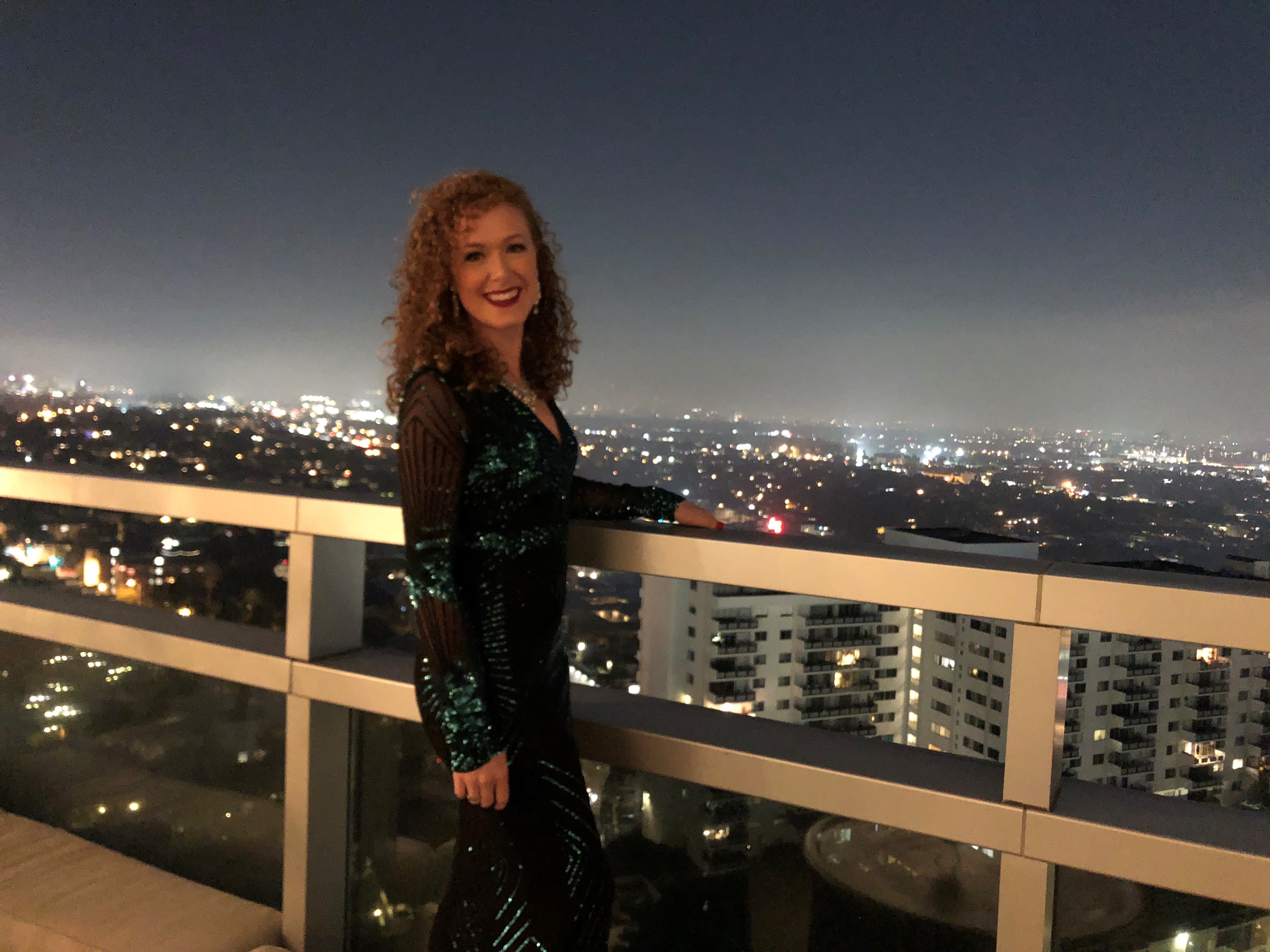 Anna Q performed at the Hills Penthouse, Beverly Hills, LA