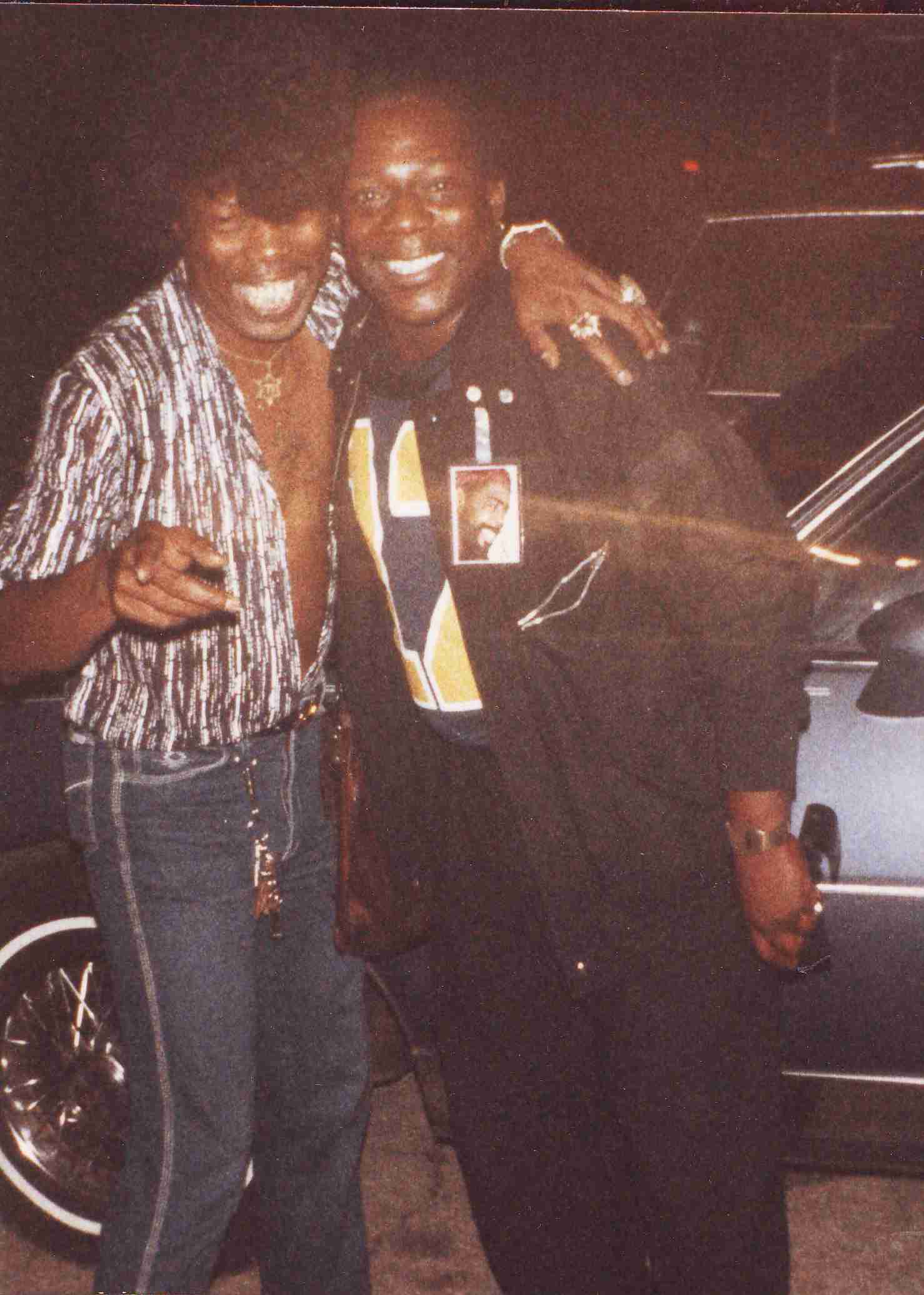 Emmett & Guitarist Sugarfoot of 'Ohio Players Band'