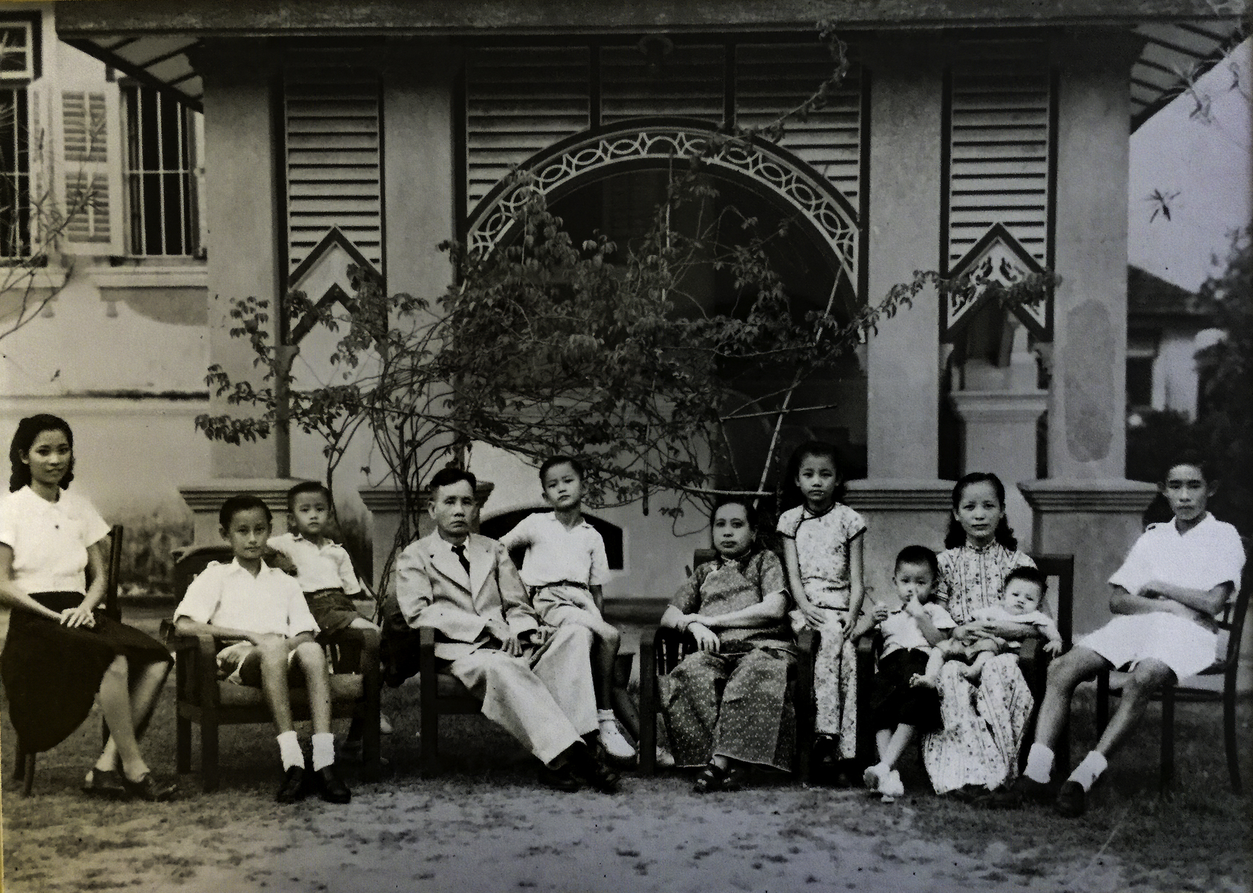 Allison Au's Family: Penang 1947, Allison's Father Is The Infant In His Mother's Arms