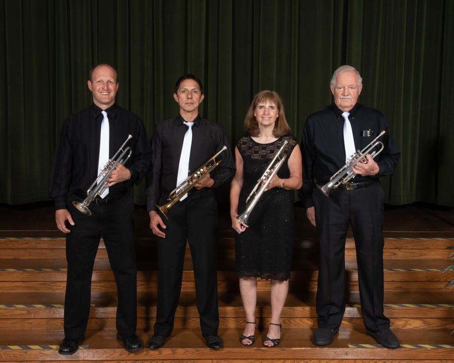 Al Fenton Big Band's Trumpet Section