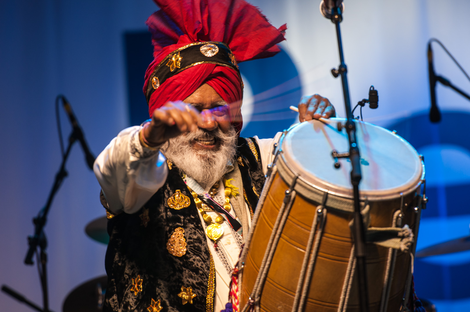 Ustad Lal Singh Bhatti with Blackmahal at the Montreal International Jazz Festival 2012