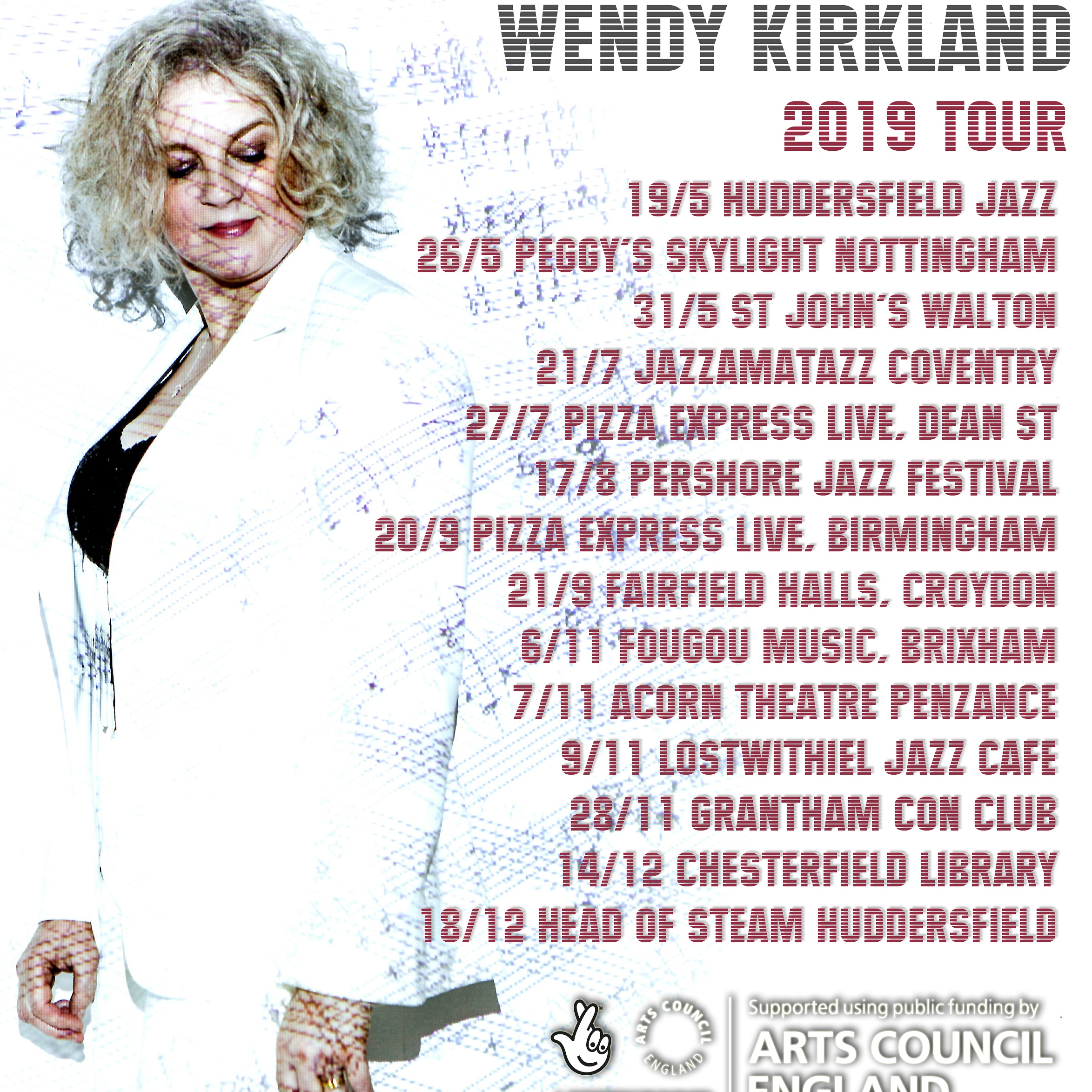 Wendy Kirkland Uk 2019 Album Tour