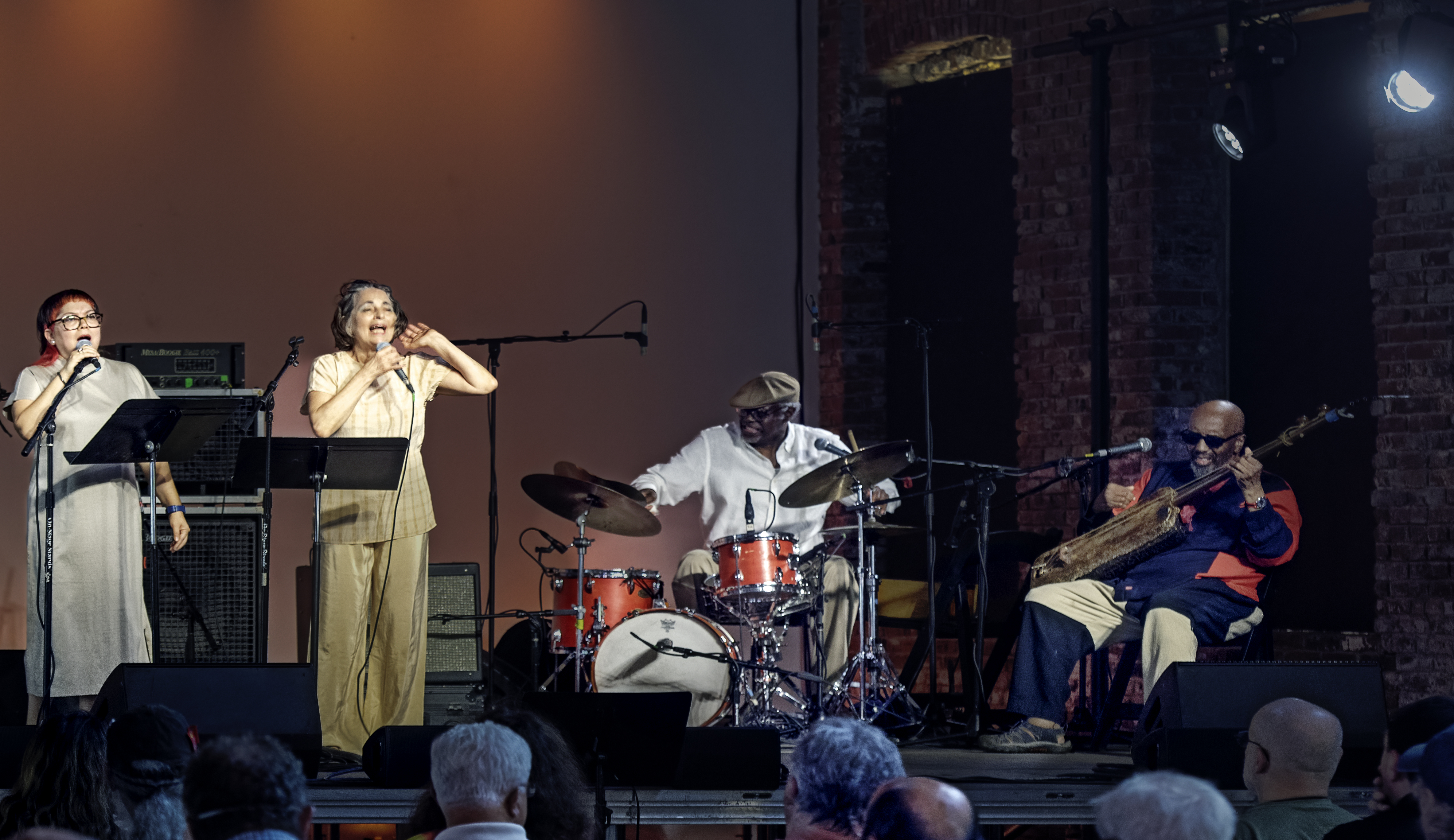 Jean Carla Rodea, Patricia Nicholson Parker, Michael TA Thompson and William Parker at the Vision Festival