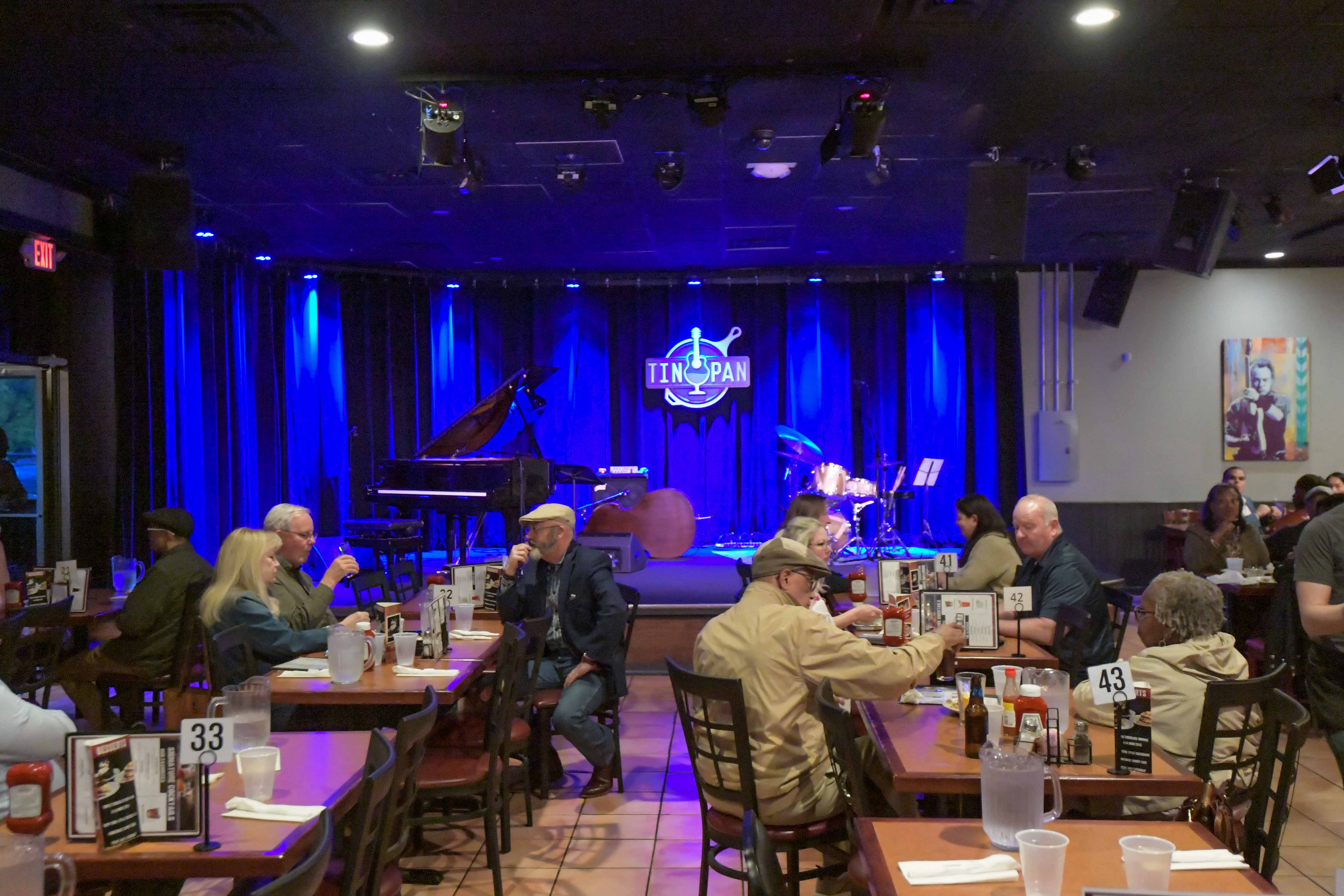 jazz fans at The Tin Pan