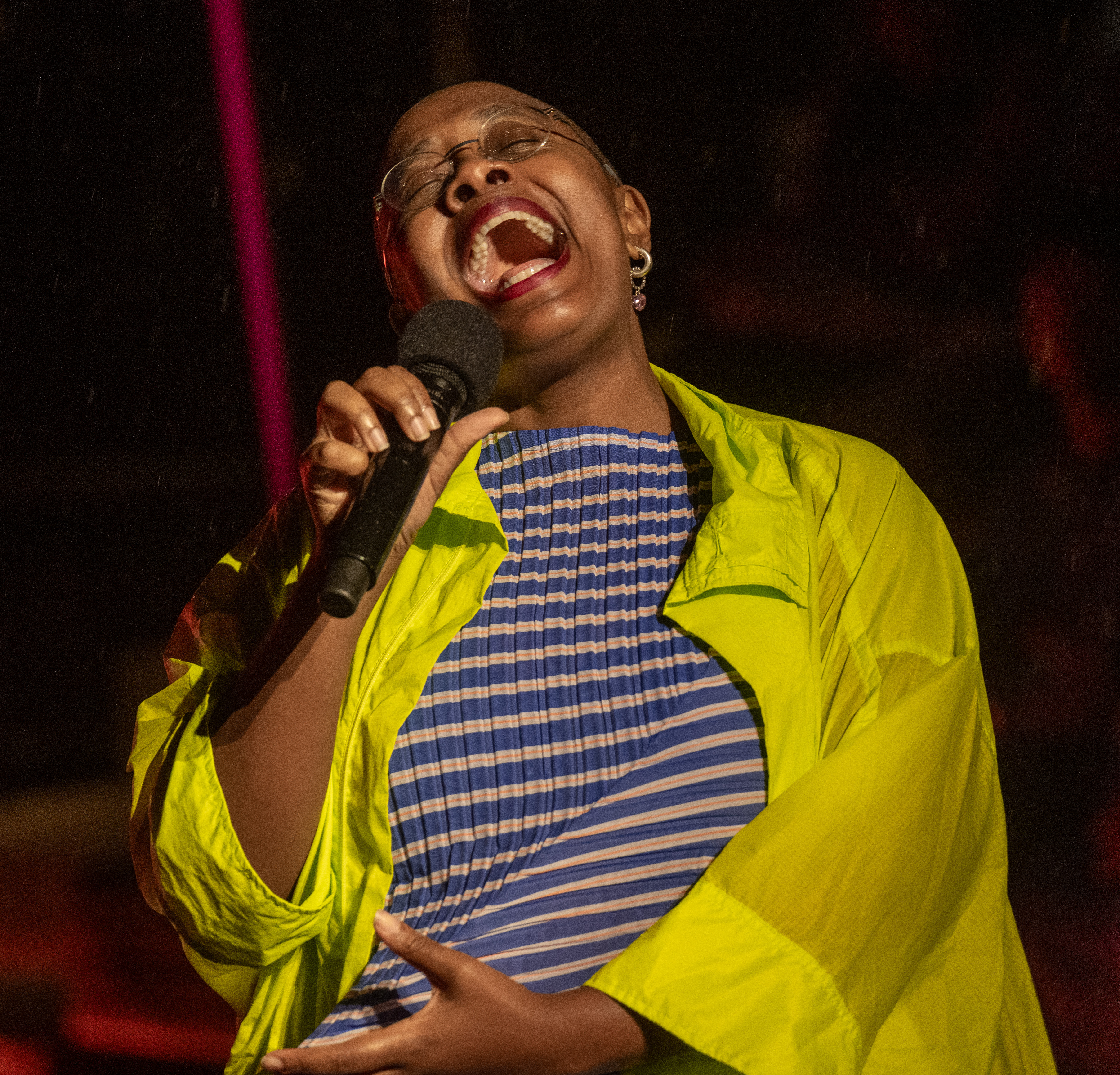 Cecile McLorin Salvant at Little Island in New York City — jazz photo by Dave Kaufman | All About Jazz