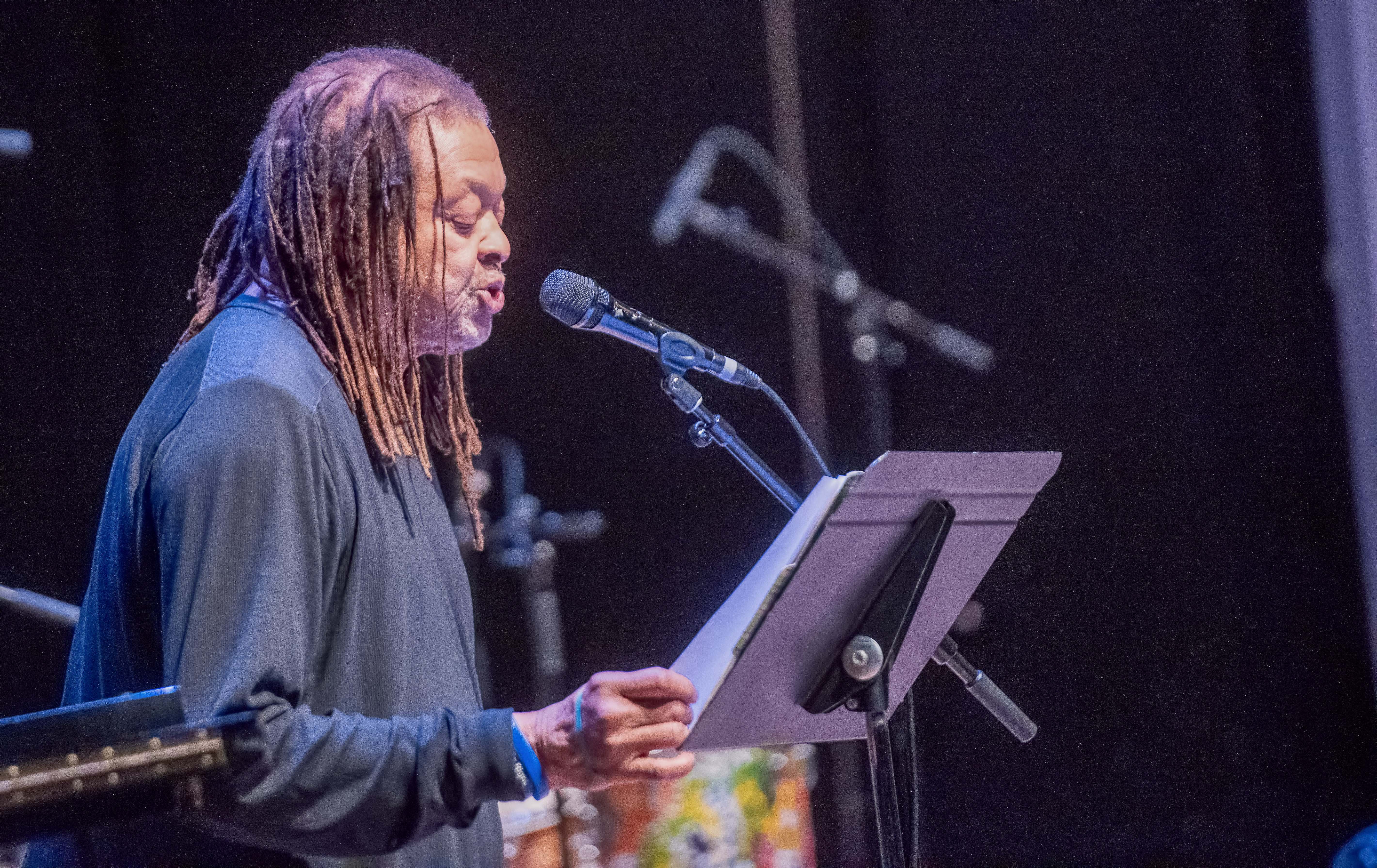 Quincy Troupe with Andrew Cyrille and Haitian Fascination At the Vision Festival 2019