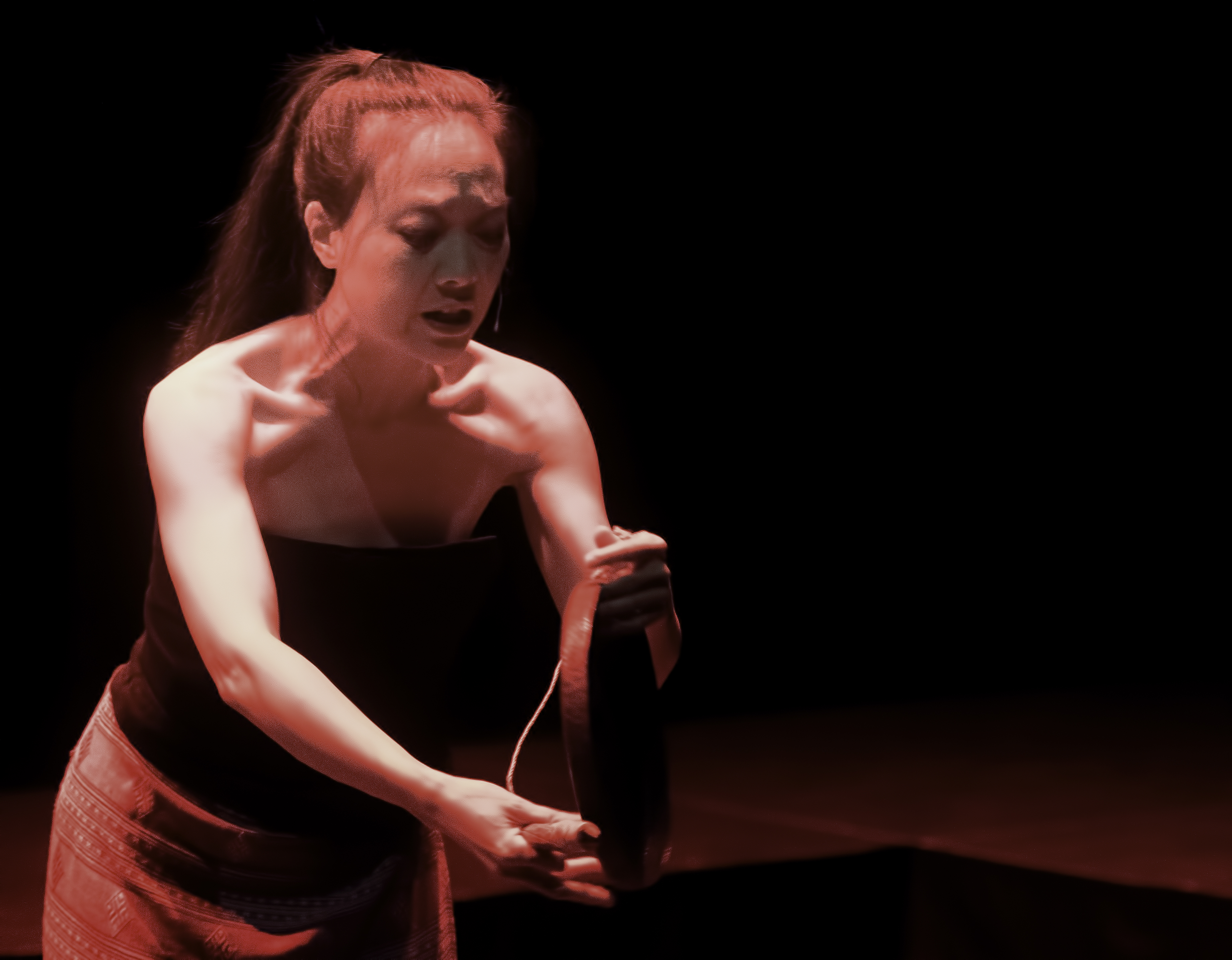 Jen Shyu performing Nine Doors at the Guelph Jazz Festival 2019