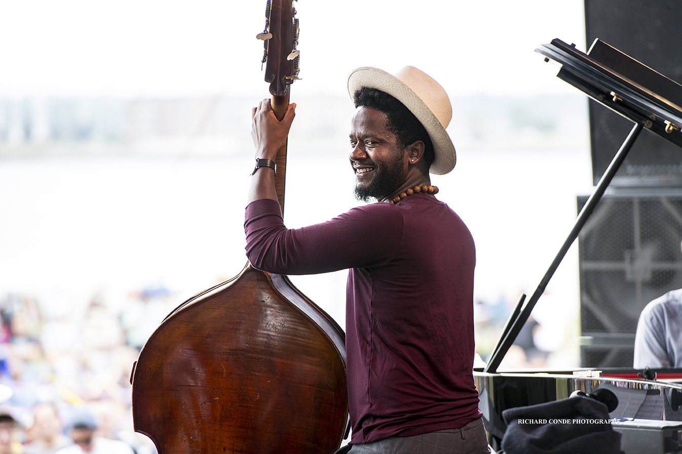 Ben Williams at the 2017 Newport Jazz Festival
