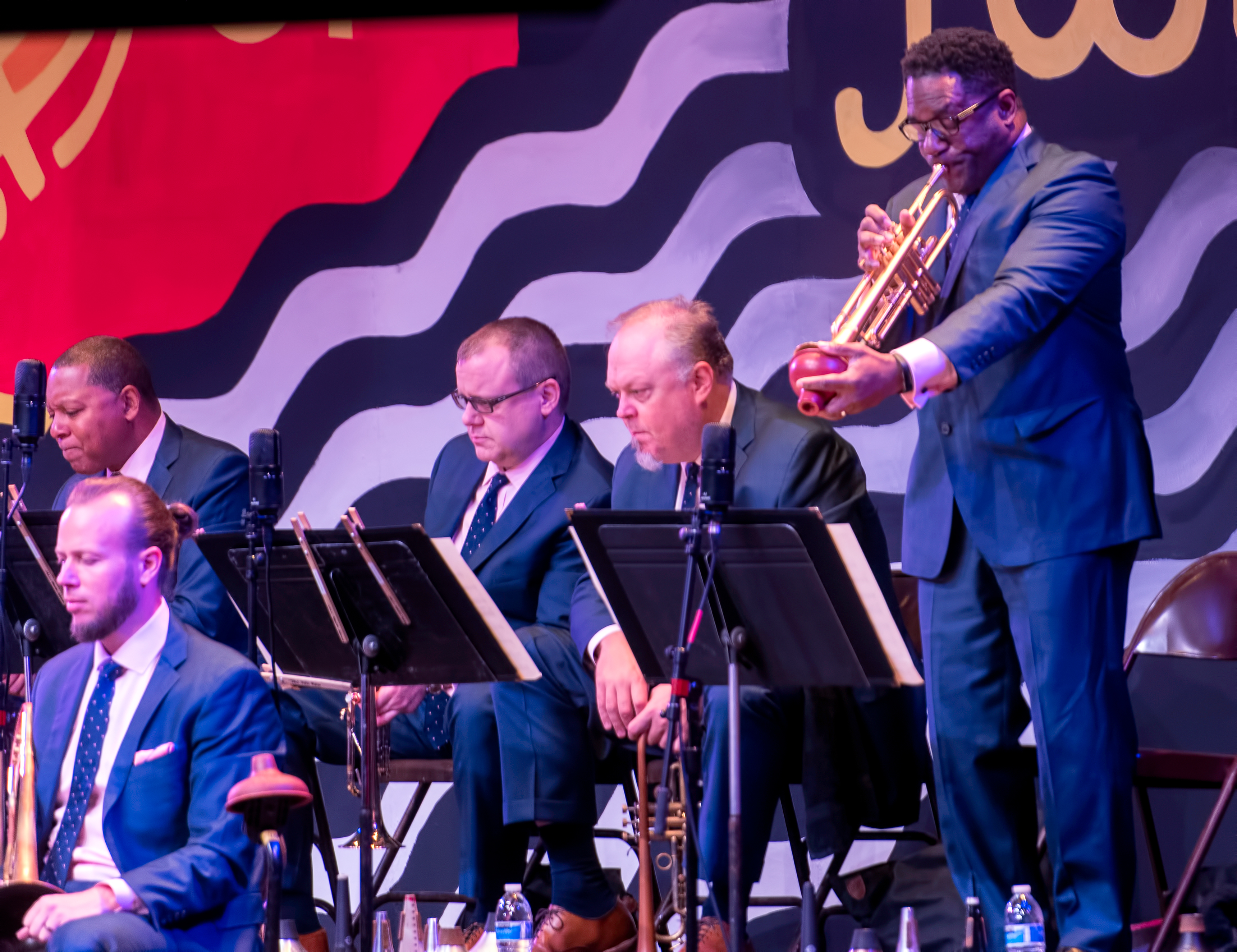 Marcus Printup with the Jazz at Lincoln Center Orchestra at the Monterey Jazz Festival 2018