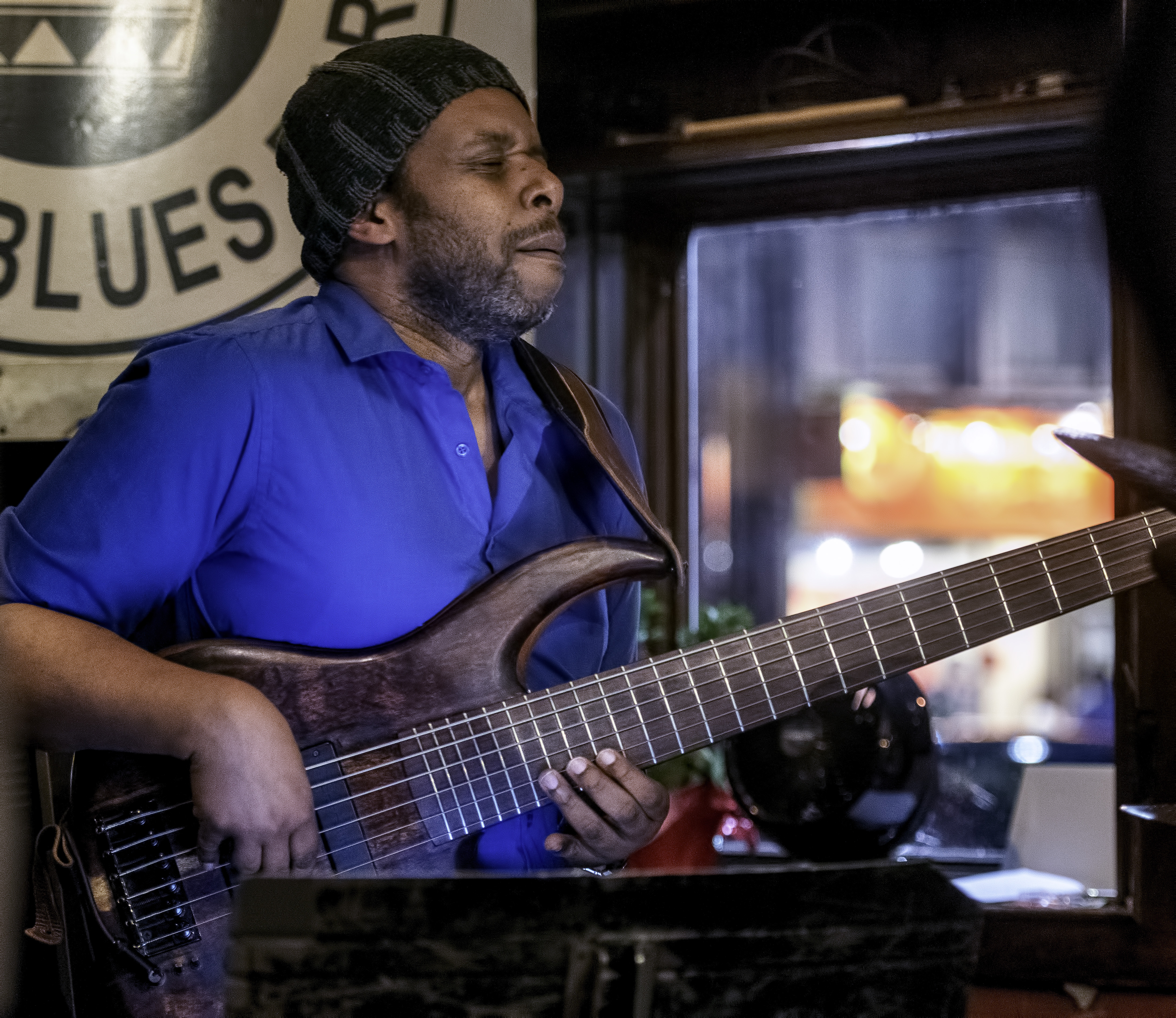 Richard Brown with Dayna Stephens at the Rex Jazz Bar at the Toronto Jazz Festival 2019