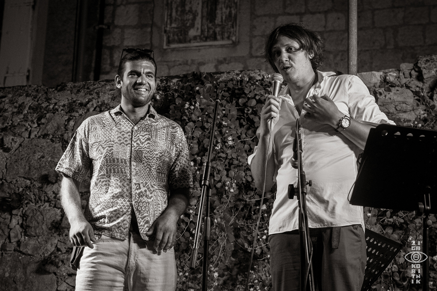 Damir Svilicic & Pave Tomic / organizers of the festival — jazz photo by Ziga Koritnik | All About Jazz
