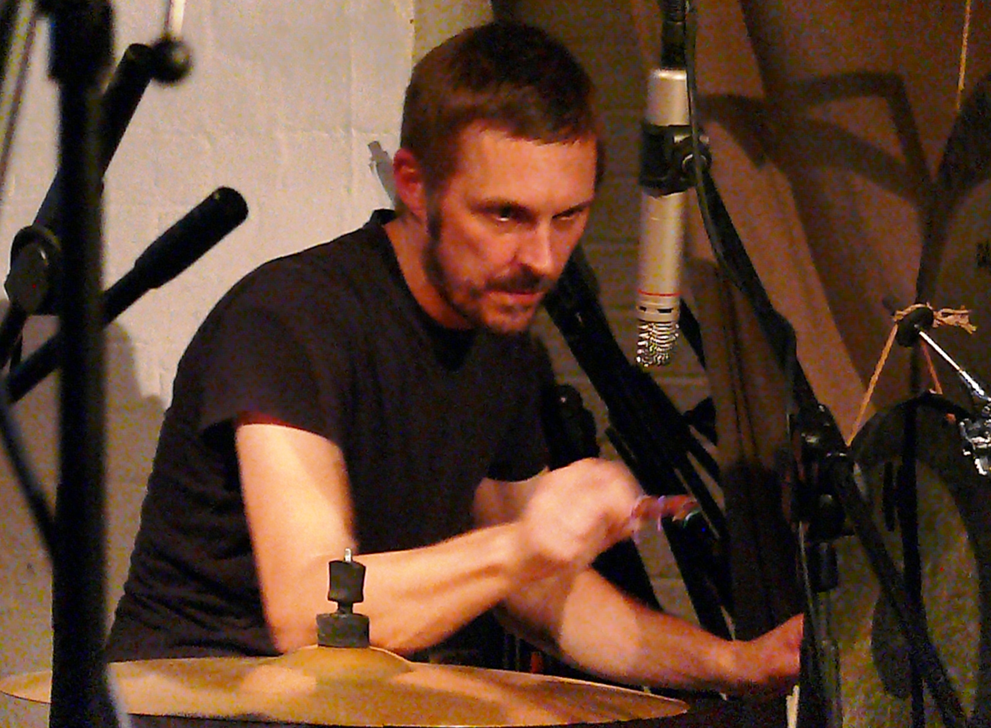 Mark Wastell at Cafe Oto, London in July 2017