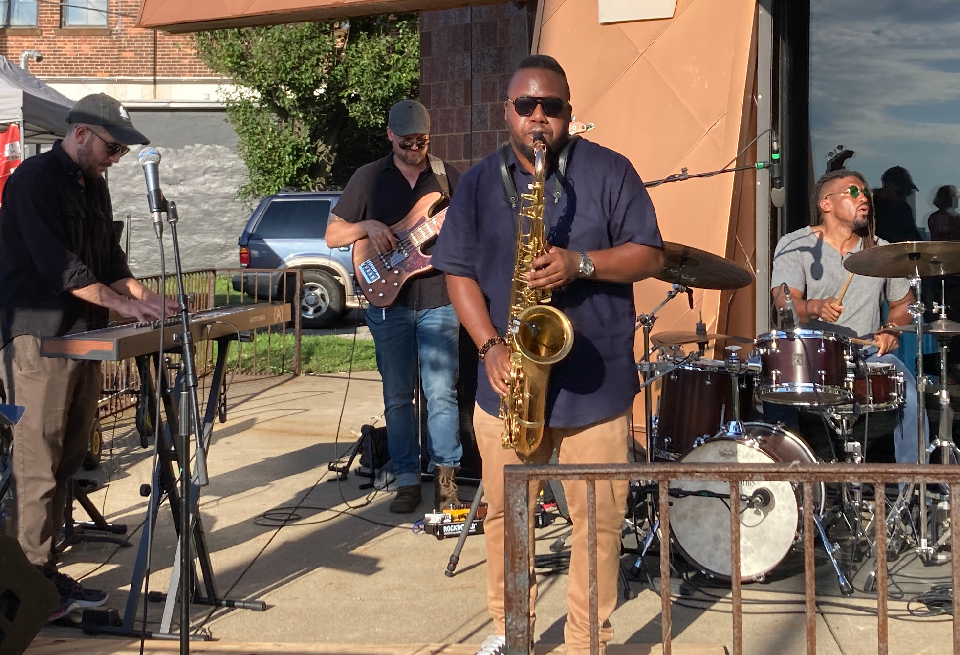 JT's Electrik Blackout at 2026 Hingetown Jazz Festival — jazz photo by John Chacona | All About Jazz