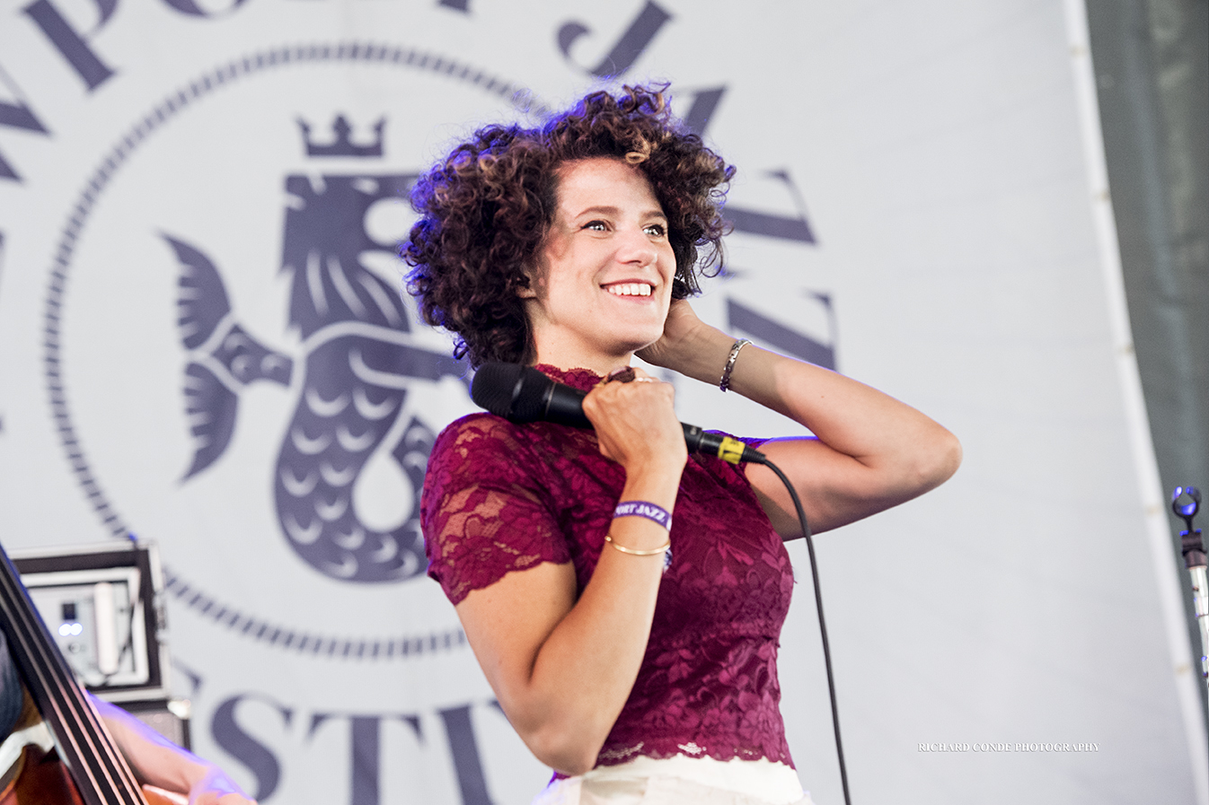 Cyrille Aimee at the 2017 Newport Jazz Festival