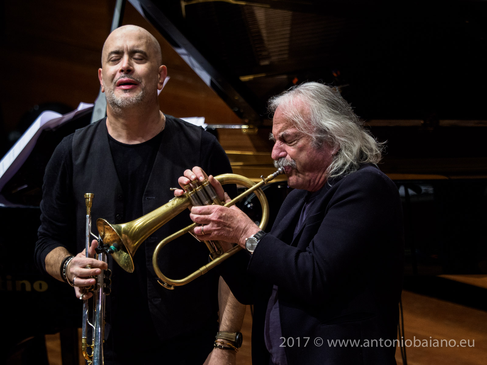 Flavio Boltro and Enrico Rava - Dizzy Gillespie Centenary - Moncalieri Jazz Festival