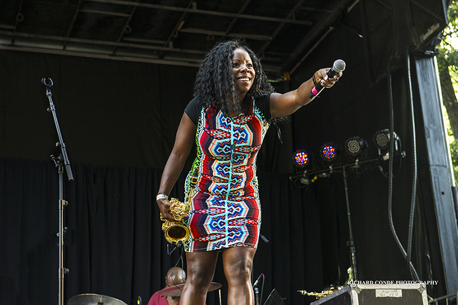 Tia Fuller at the 2017 Charlie Parker Jazz Festival