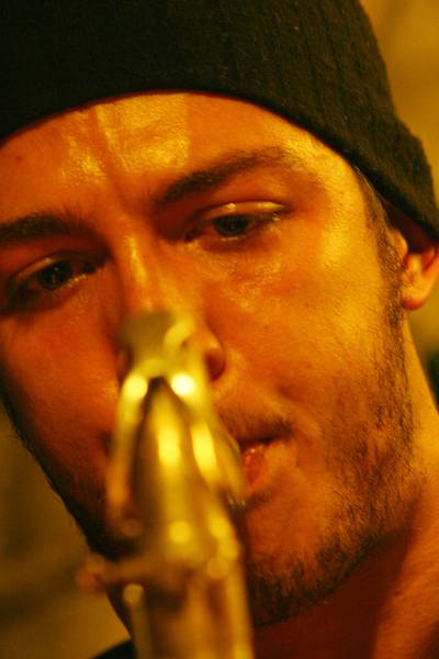 Guillaume Perret During a Jam Session with "Francesco Miccolis, Guillaume Perret, Marc Mean and Alex Allflat" at the Cully Jazz