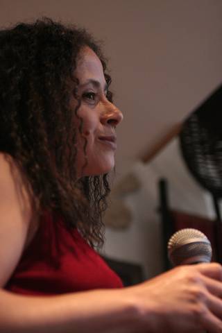 Gal Patrocinio with Choro Bandido at the Verre a Soif, Geneva, Switzerland,2005