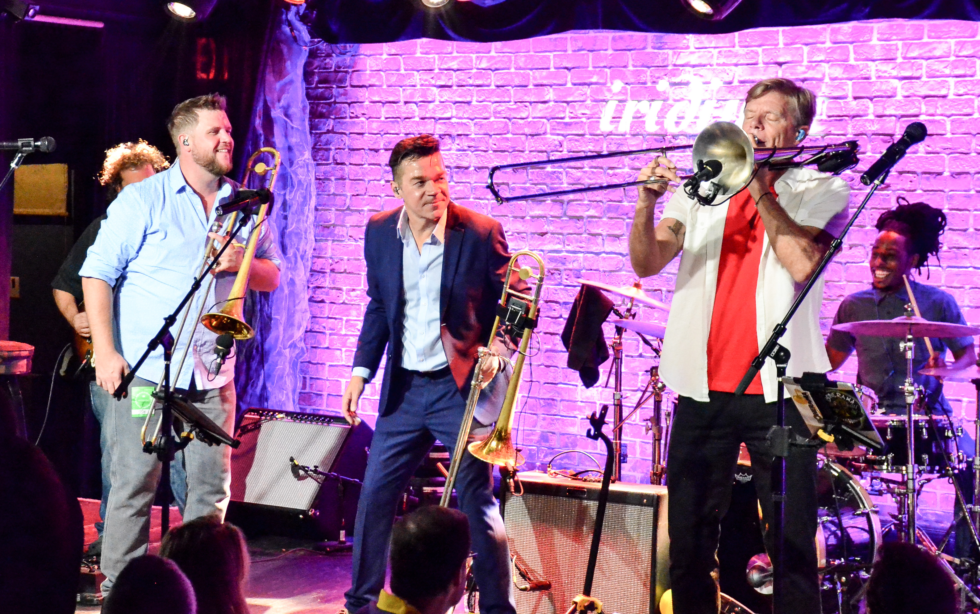 Bonerama at The Iridium in NYC on July 29, 2017.  — jazz photo by Christine Connallon | All About Jazz