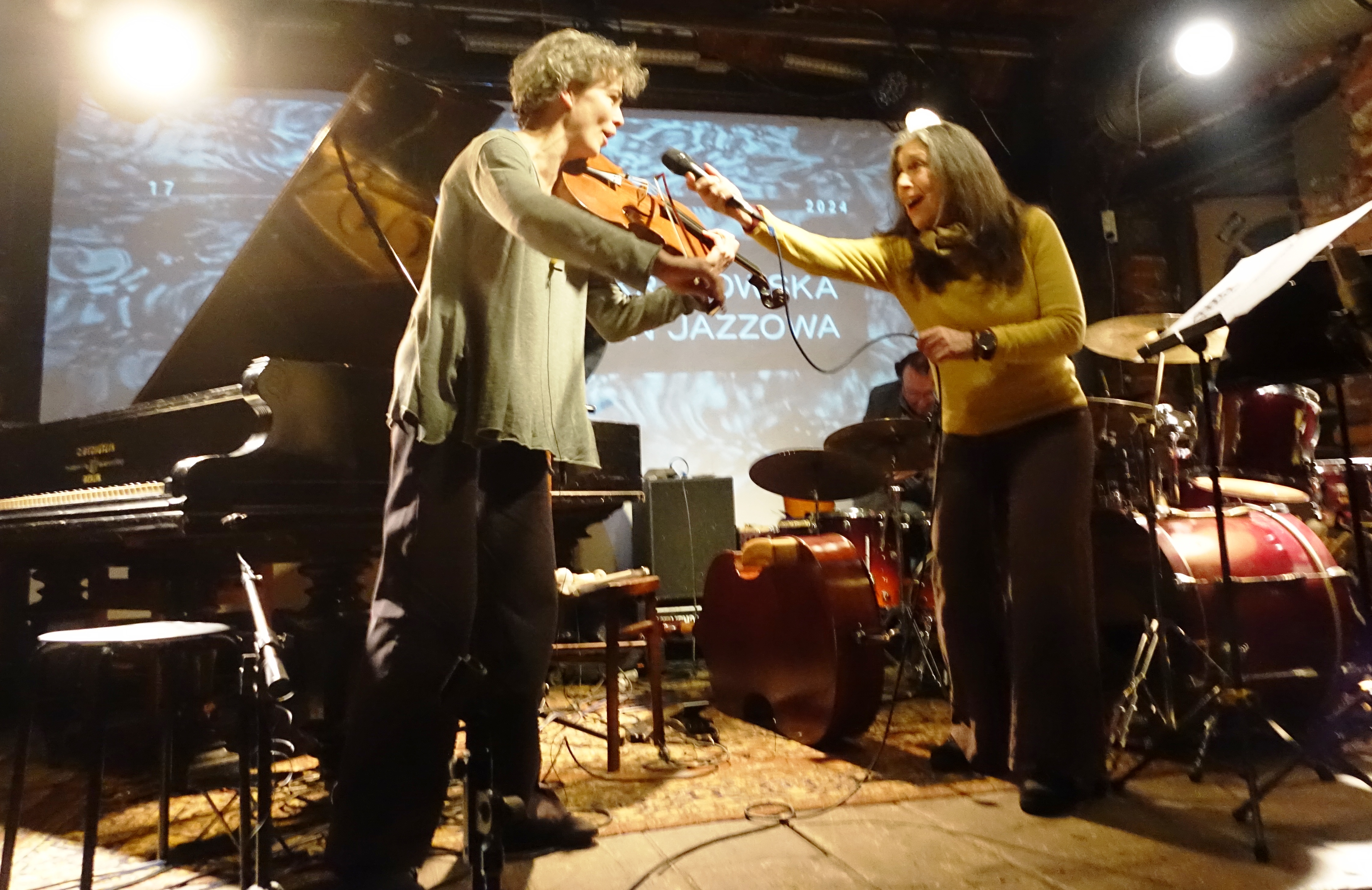 Fanny Paccoud and Savina Yannatou in Krakow on 20 November 2024