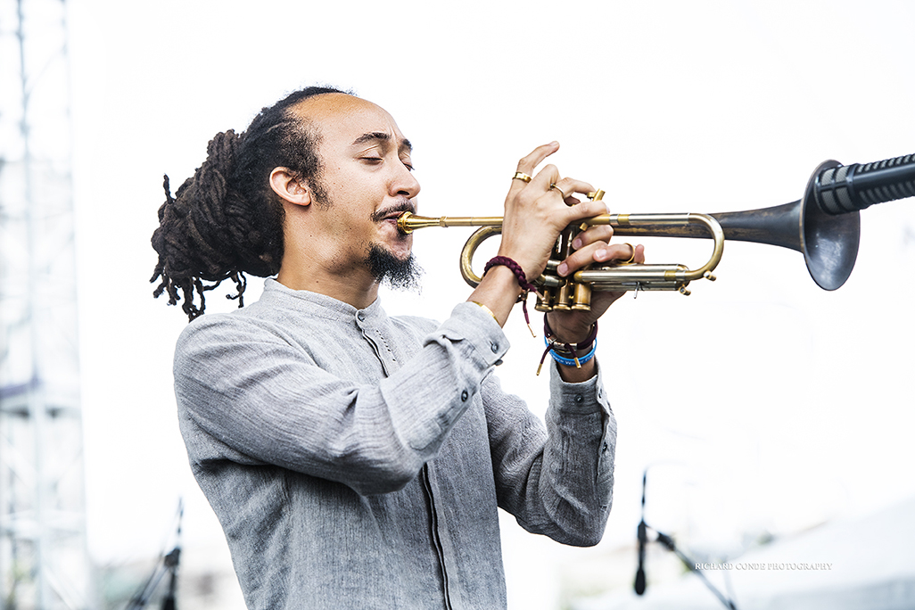 Theo Croker at the 2017 Detroit Jazz Festival