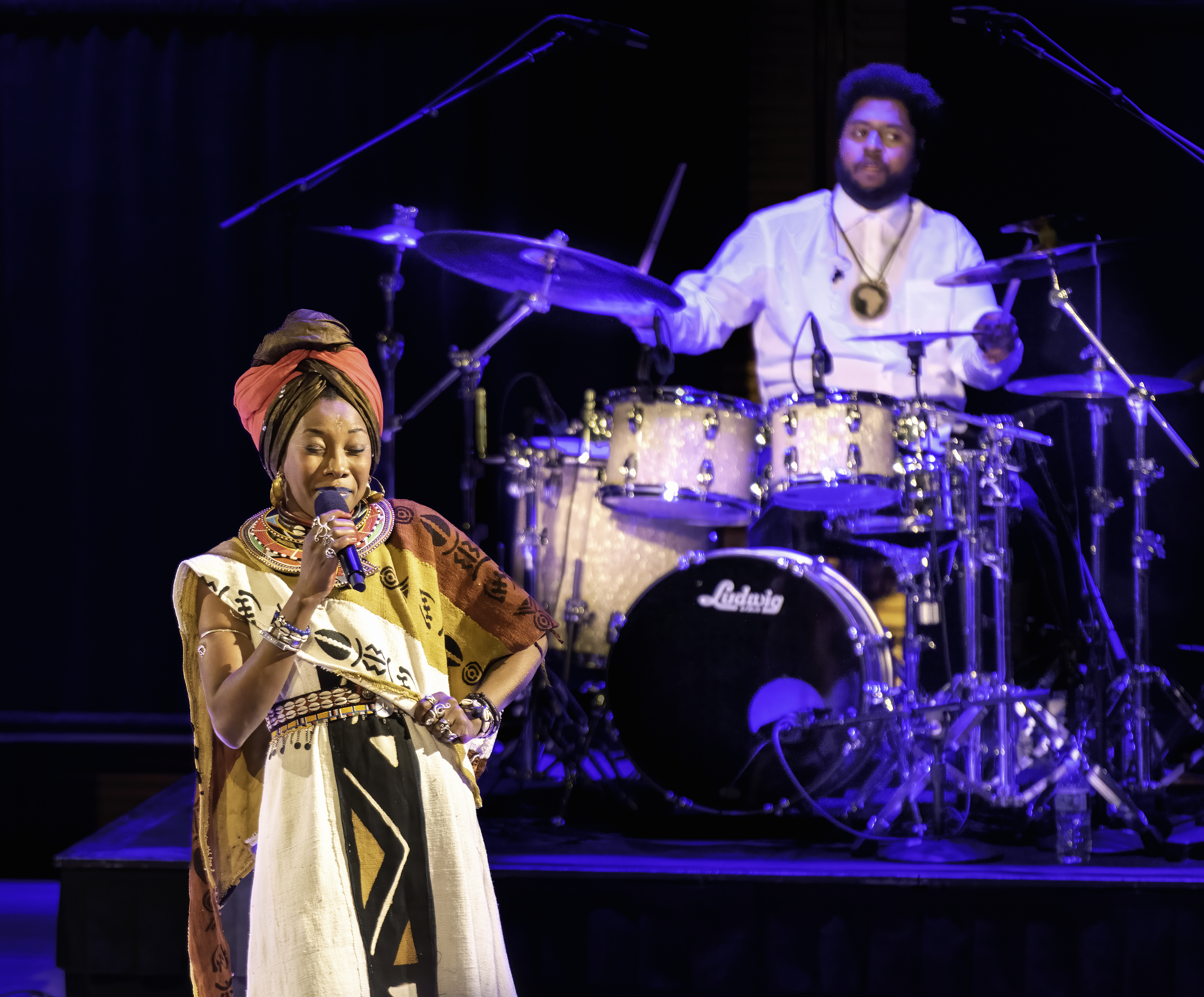 Fatoumata Diawara and Wayne Matthews at Carnegie Hall