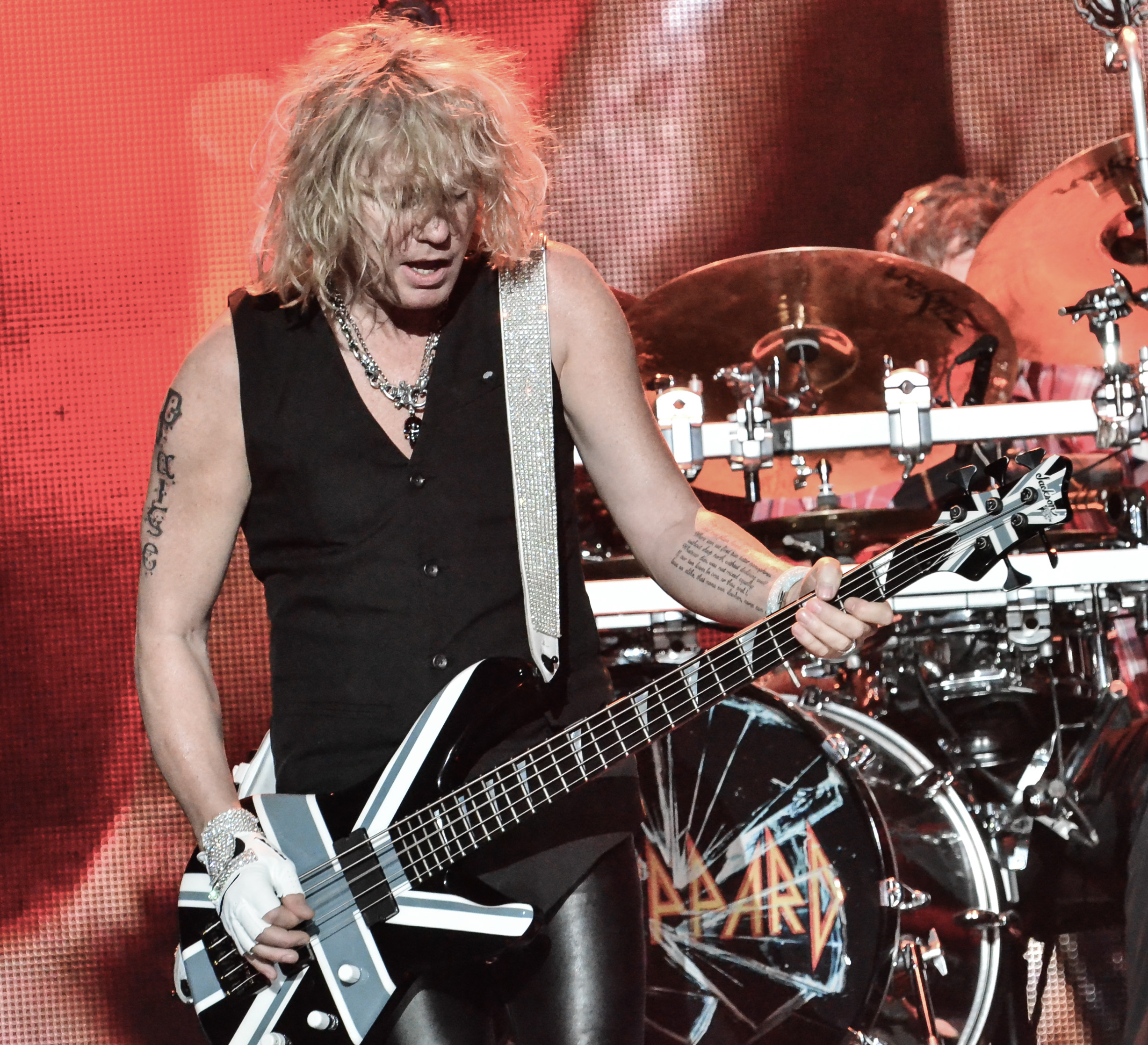 Def Leppard at NIkon at Jones Beach Theater on 7-23-2015. 