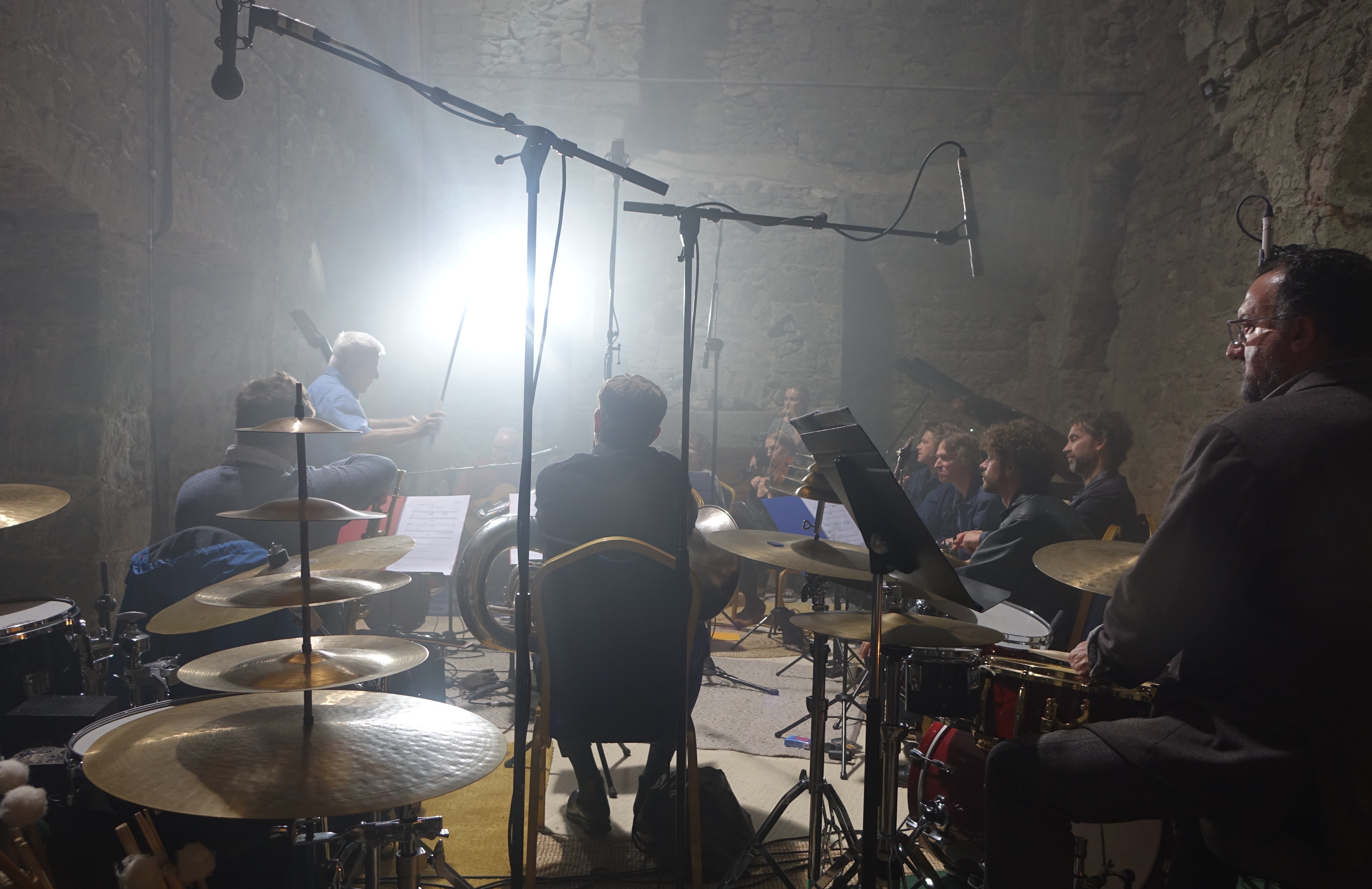 Barry Guy's Blue Shroud Band at Aghavannagh Barracks, Wicklow in August 2019