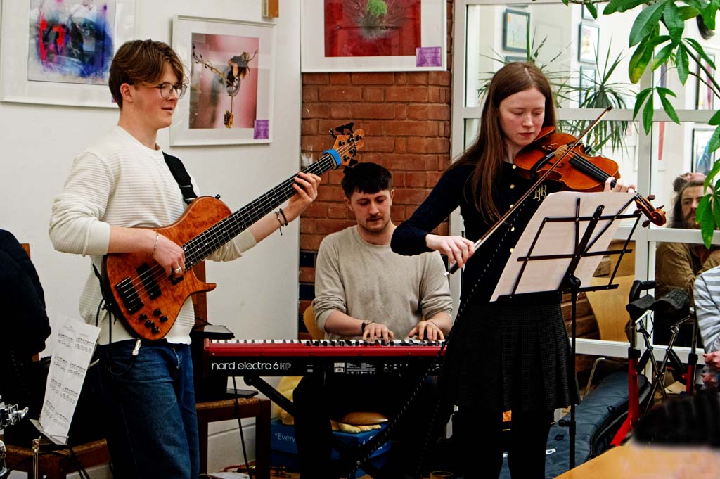 Cian Burton Quartet — jazz photo by Brian O'Connor | All About Jazz
