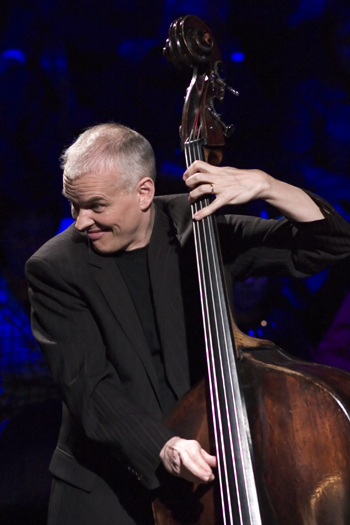 Lars Danielsson of Leszek Mozdzer Trio in Gdansk/Poland in Dec. 2005