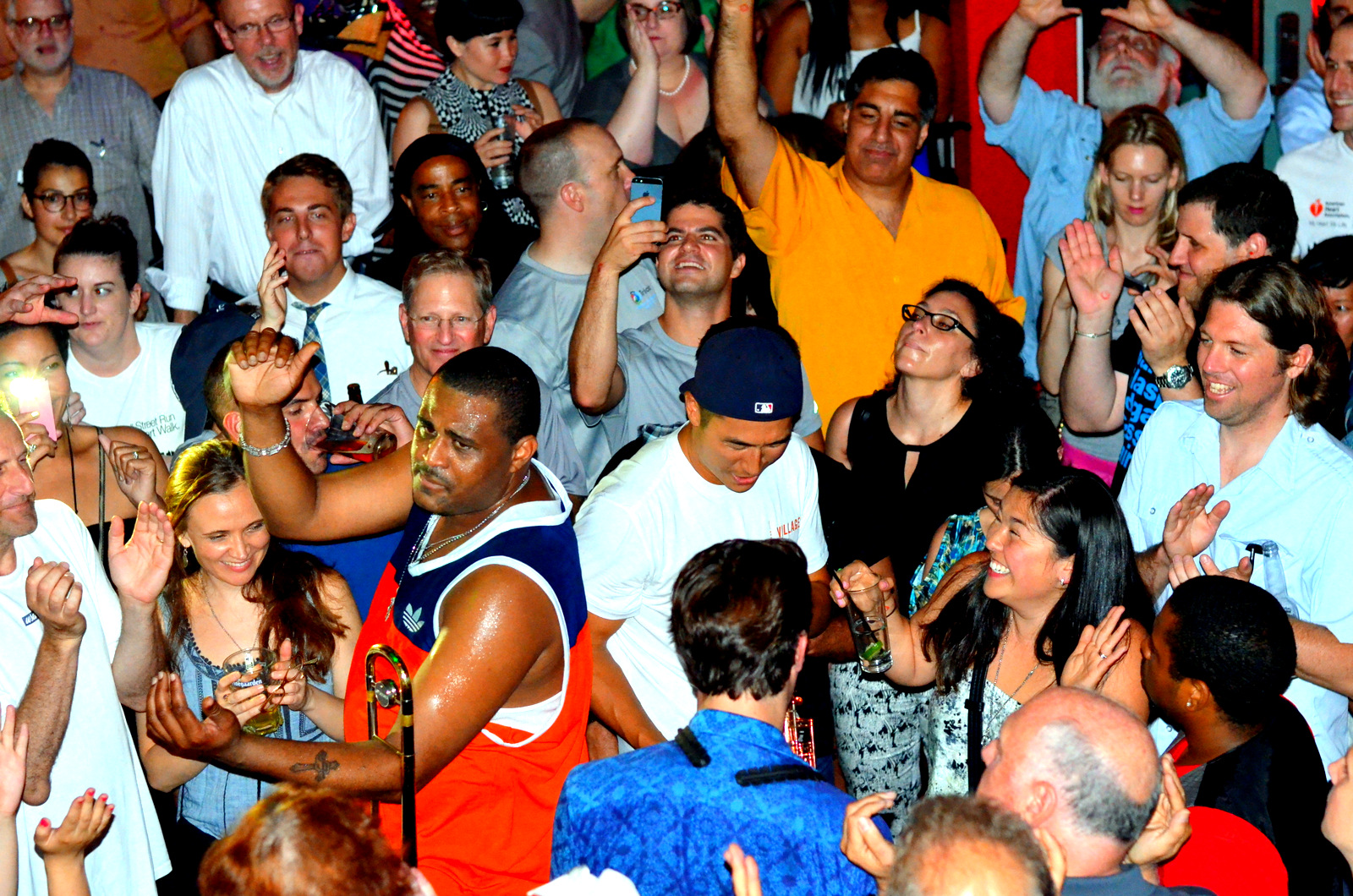 Glen David Andrews at Rockwood Music Hall in Nyc on 6-18-14