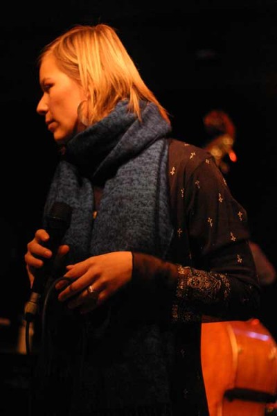 Fanny Anderegg with "Fanny Anderegg Quartet" at Amr, Sud Des Alpes, Geneva, Switzerland, 2004