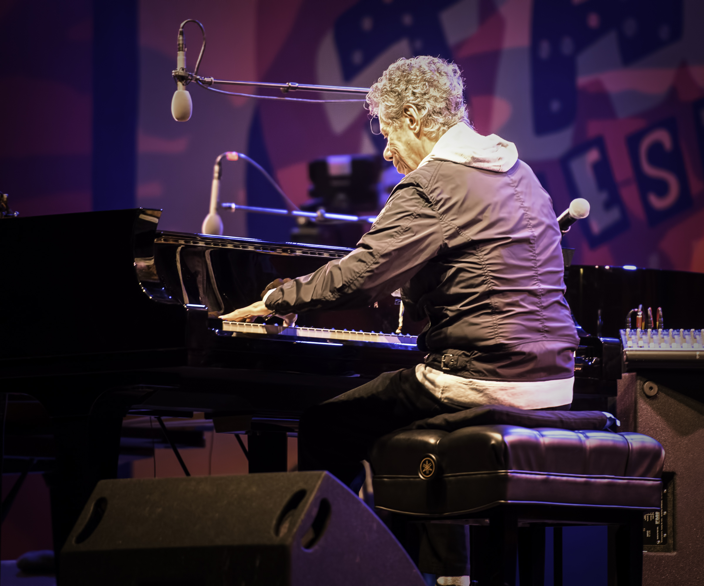 Chick Corea with Herbie Hancock at the Monterey Jazz Festival