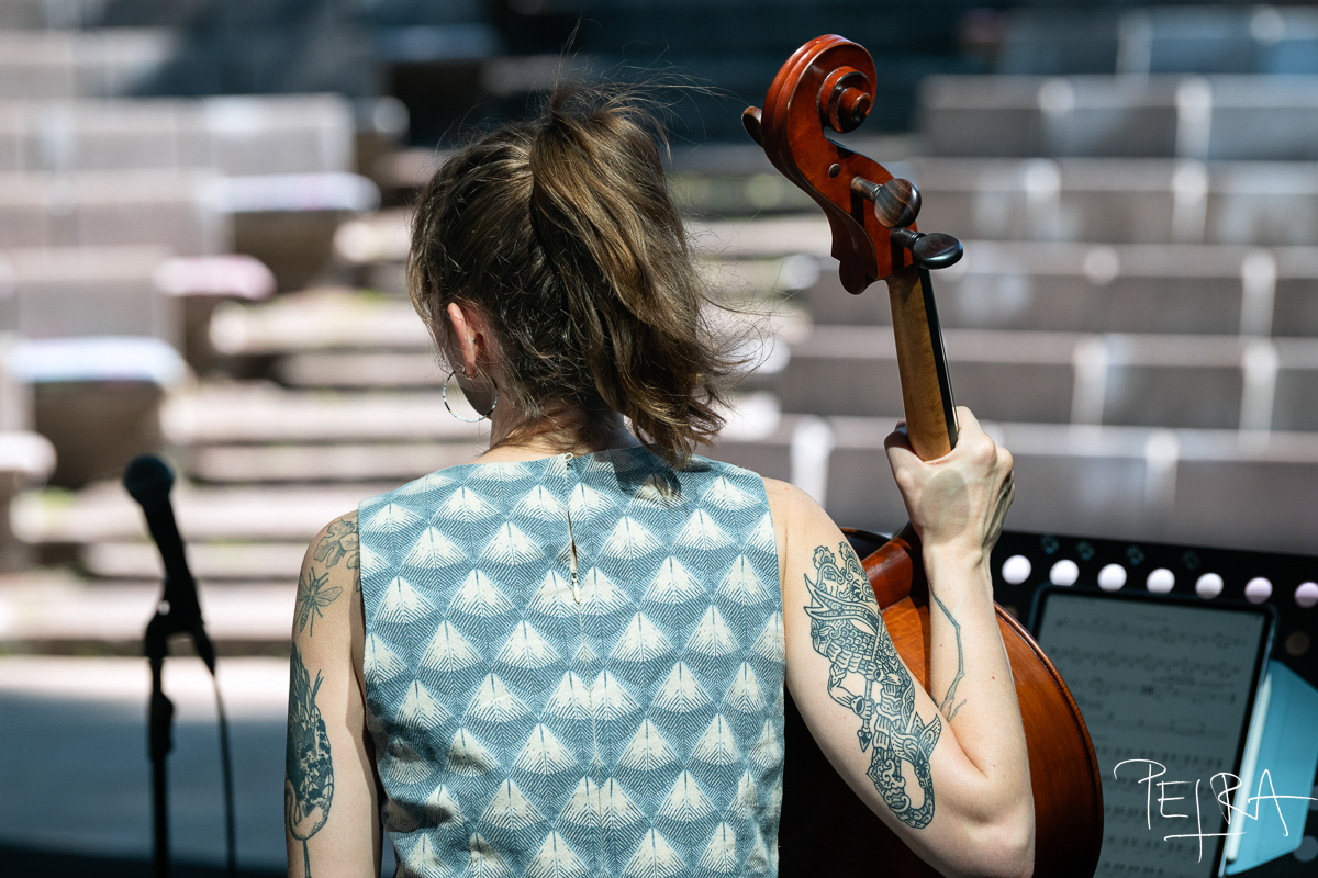 Anna Webber: Shimmer Wince, Mariel Roberts — jazz photo by Petra Cvelbar | All About Jazz