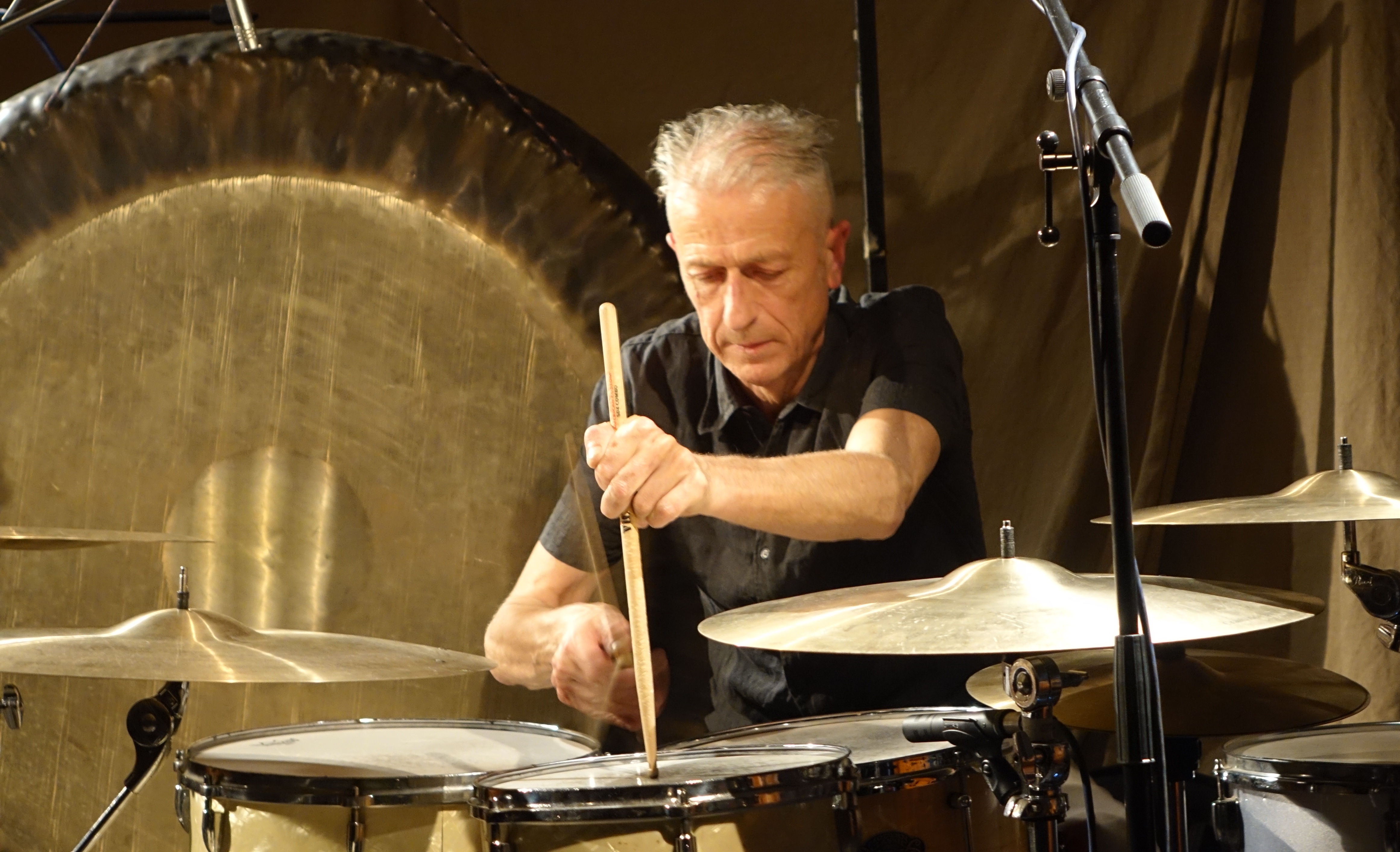 Steve Noble at Cafe Oto, London in May 2019