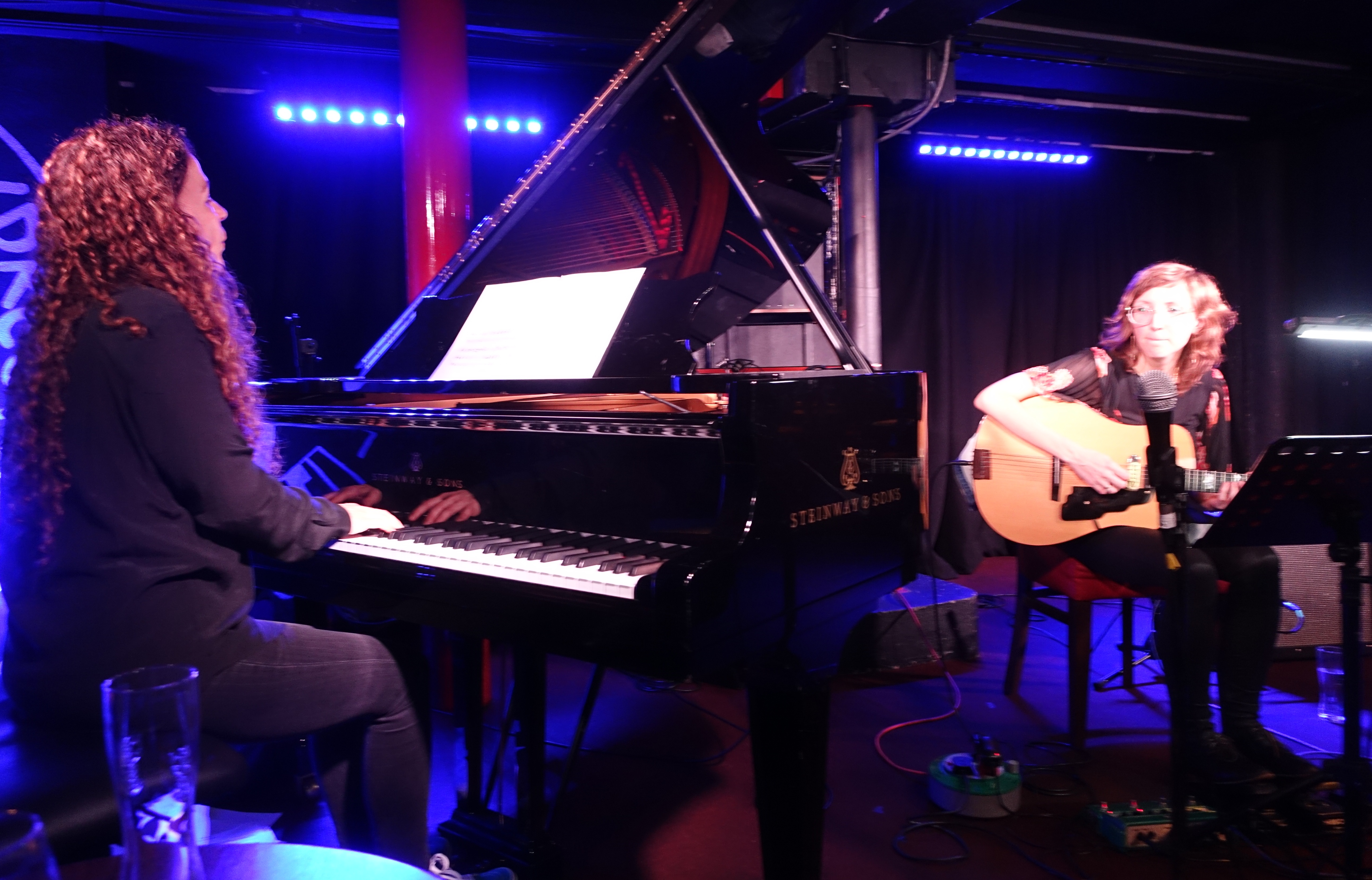 Sylvie Courvoisier and Mary Halvorson at Pizza Express, London in October 2018