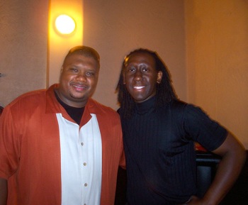 After Performance with Wycliffe Gordon