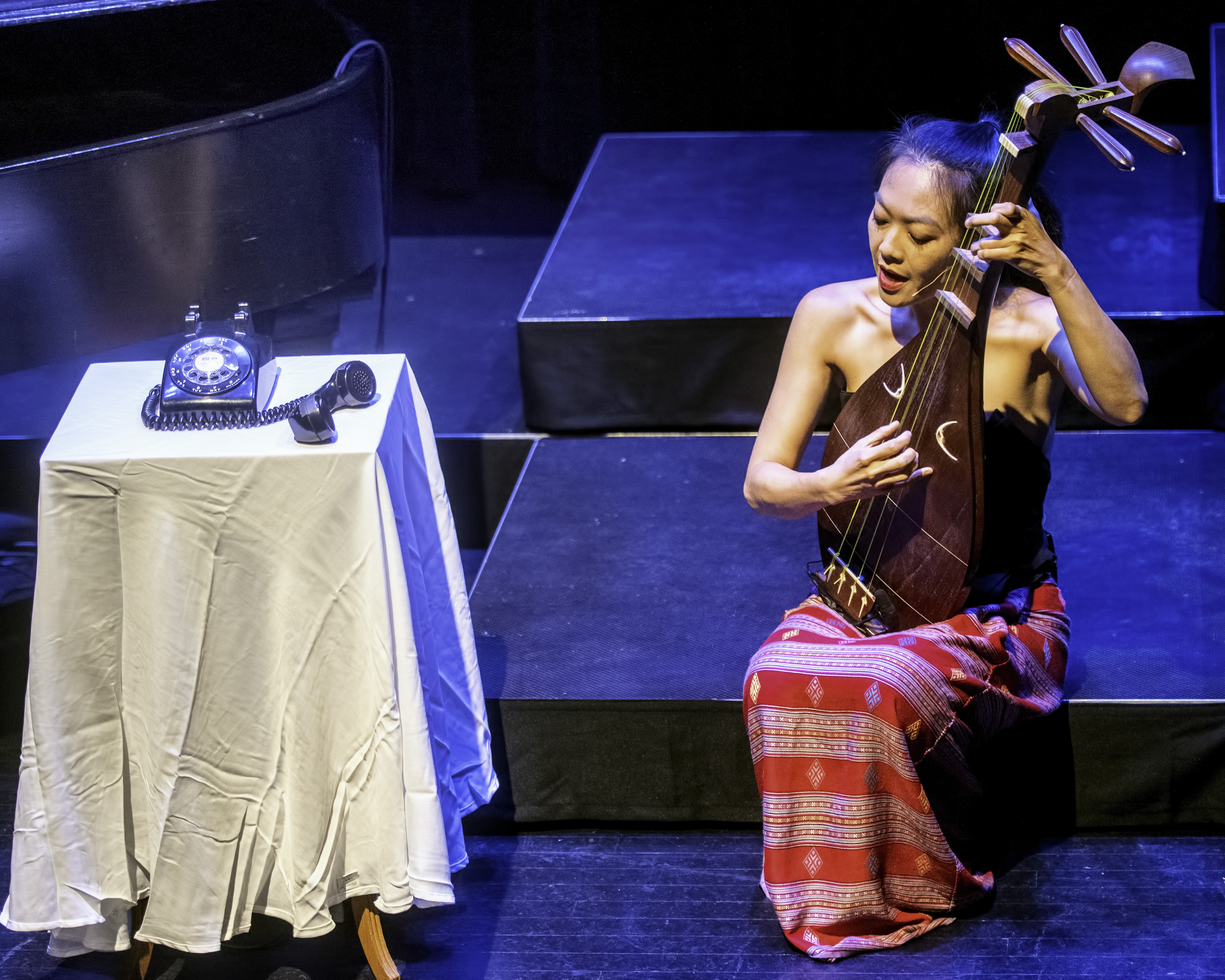 Jen Shyu performing Nine Doors at the Guelph Jazz Festival 2019