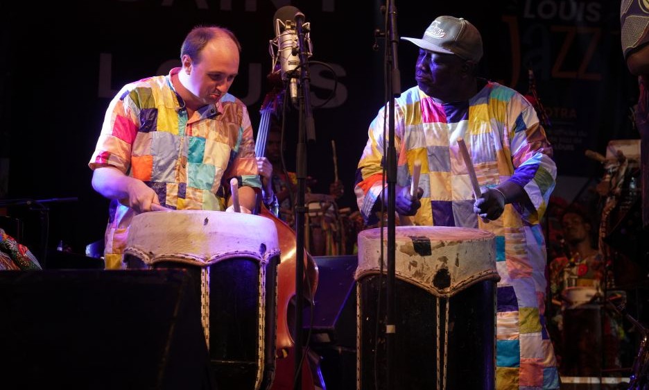 Khadim Niang & Raphael Pannier — jazz photo by Ian Patterson | All About Jazz