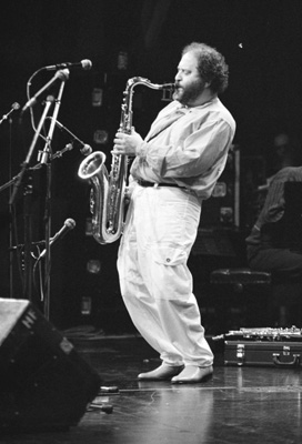 Joe Farrell 0322906 Shaw Theatre, London. March 1985 Images of Jazz